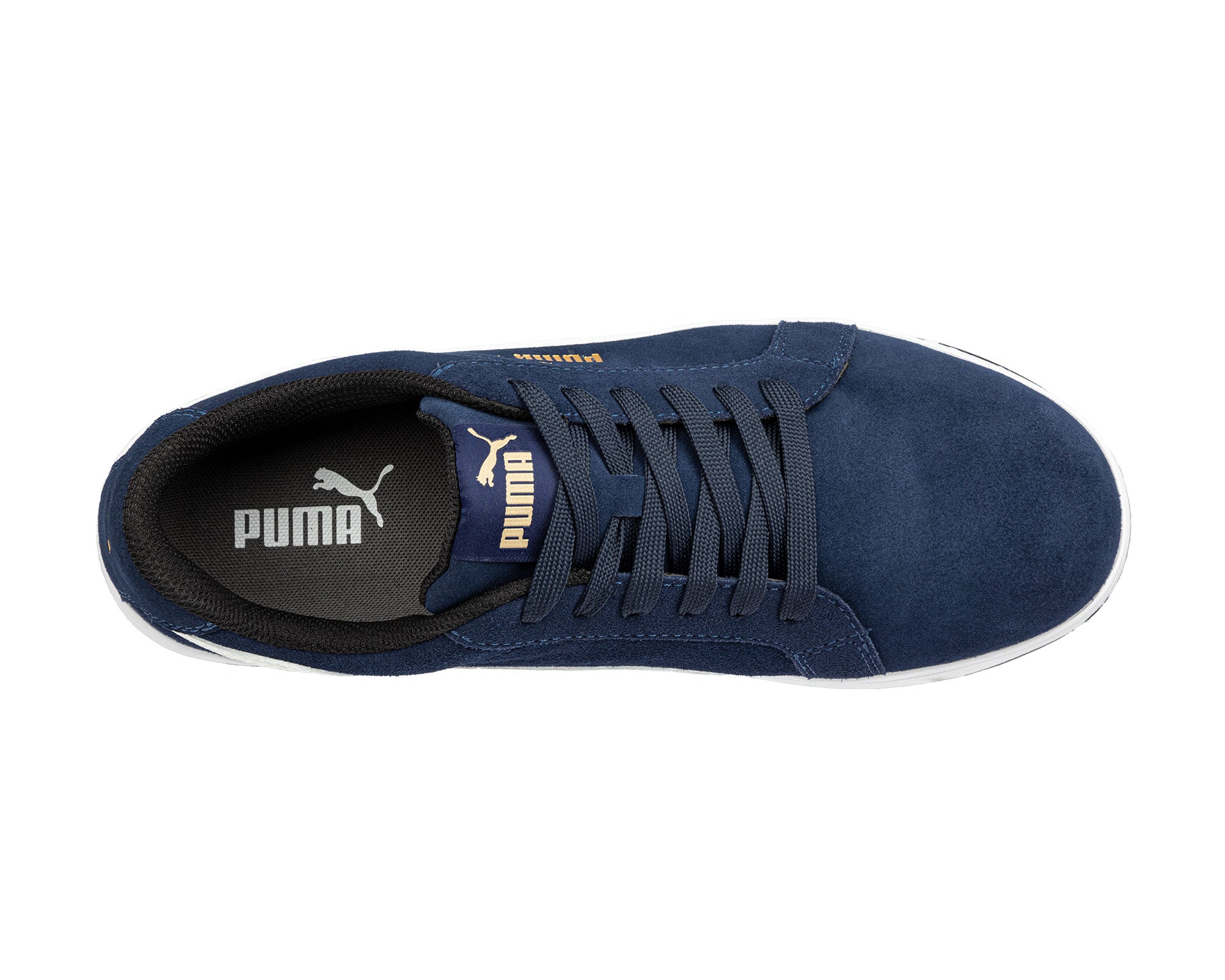 PUMA SAFETY ICONIC LOW Sicherheitsschuh S1PL ESD blau oben #farbe_blau