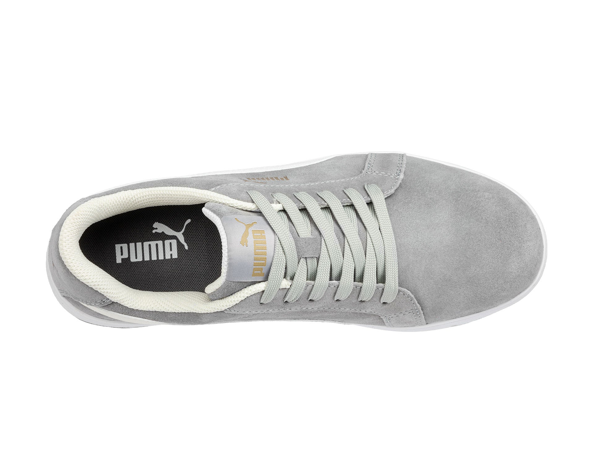 PUMA SAFETY ICONIC LOW Sicherheitsschuh S1PL ESD grau oben #farbe_grau