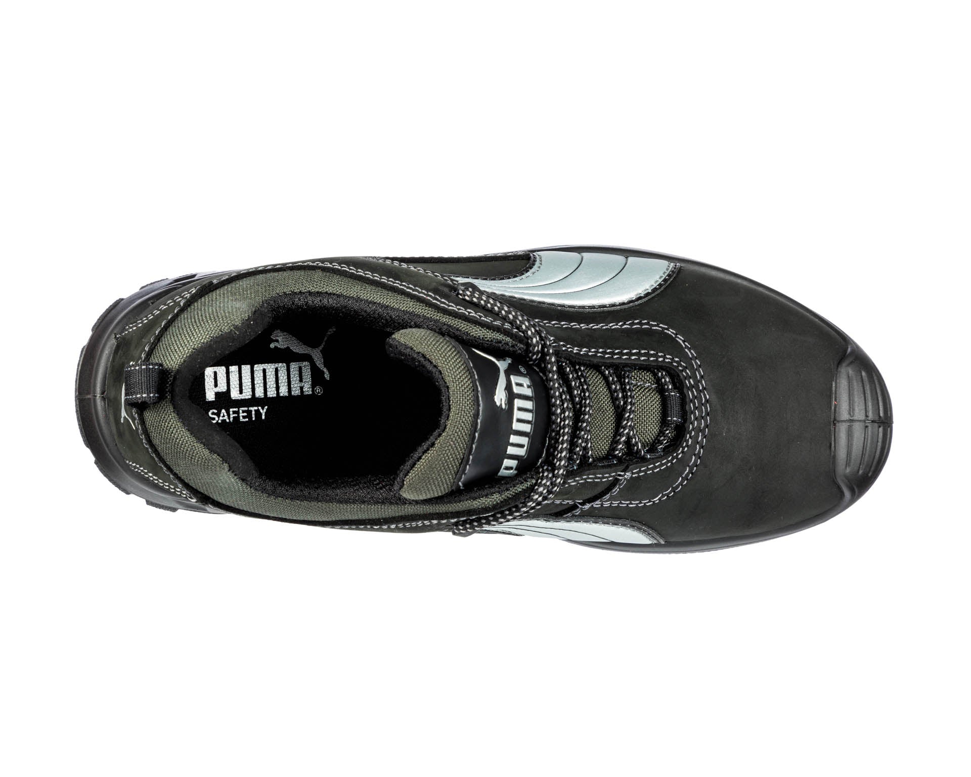 PUMA SAFETY CASCADES LOW Sicherheitsschuh S3 schwarz Herren oben