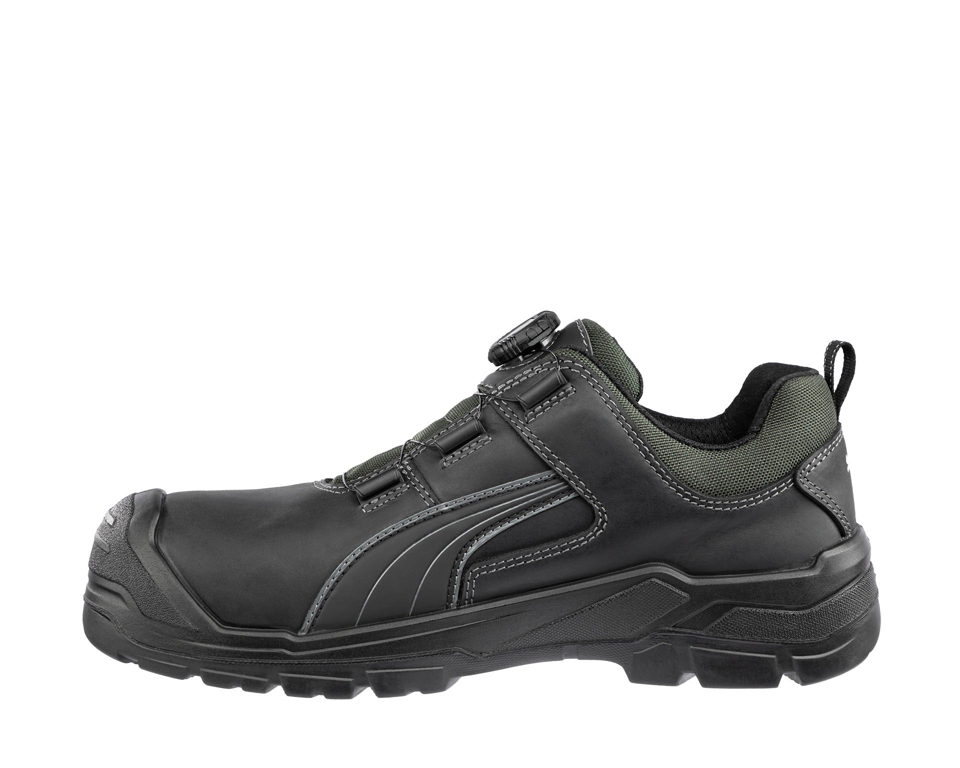 PUMA SAFETY CASCADES DISC LOW Sicherheitsschuh S3 schwarz Herren links