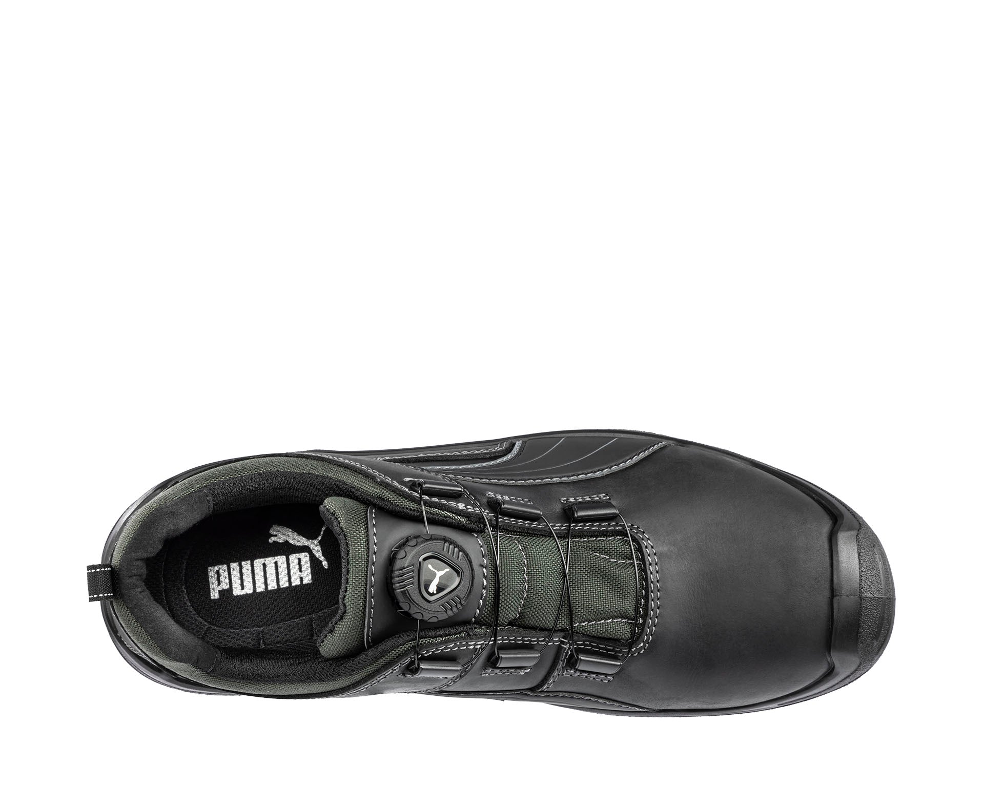 PUMA SAFETY CASCADES DISC LOW Sicherheitsschuh S3 schwarz Herren oben