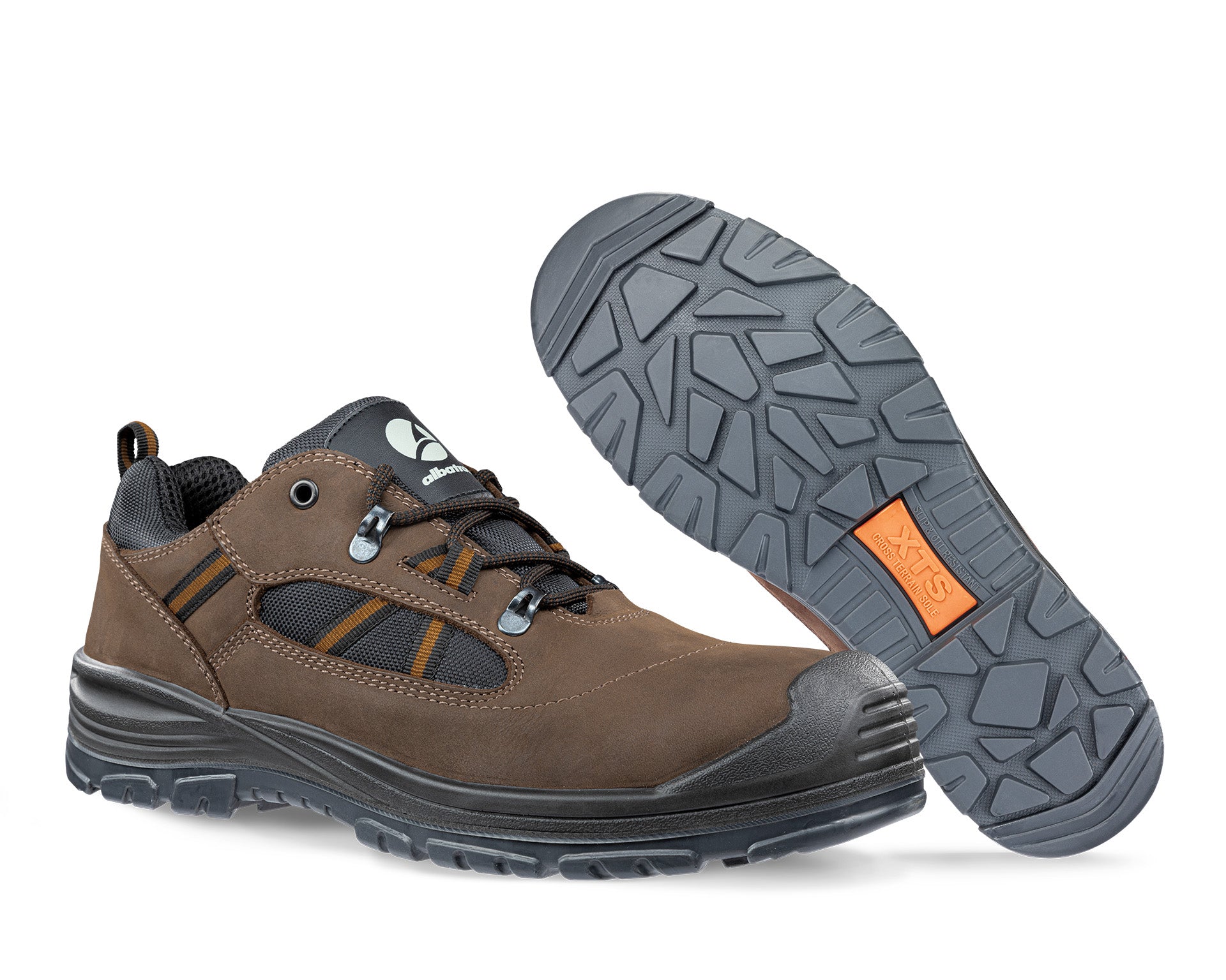 ALBATROS TIMBER LOW Sicherheitsschuh S3 braun Herren Paarbild