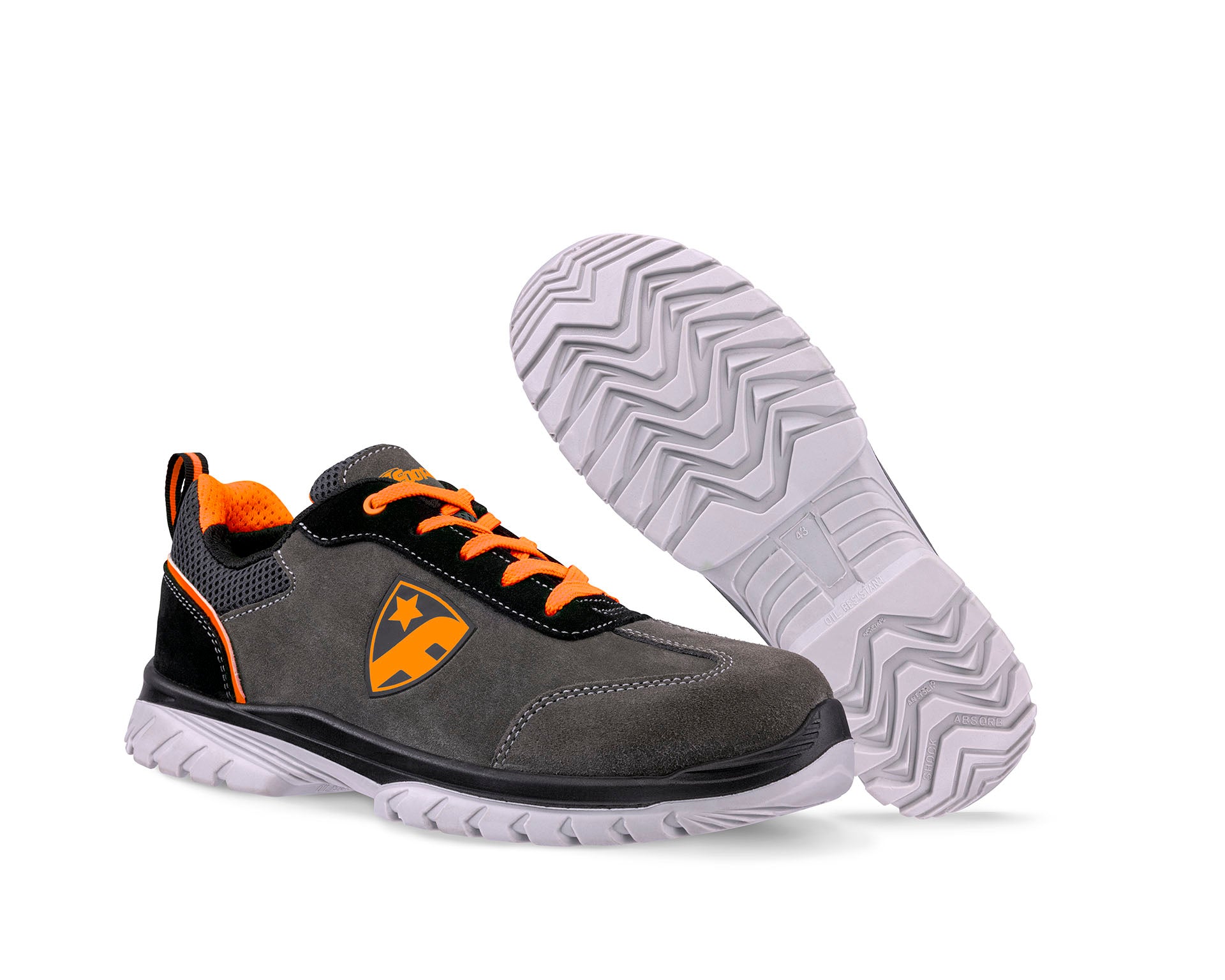 FOOTGUARD SMART LOW Sicherheitsschuh S3 orange Paarbild
