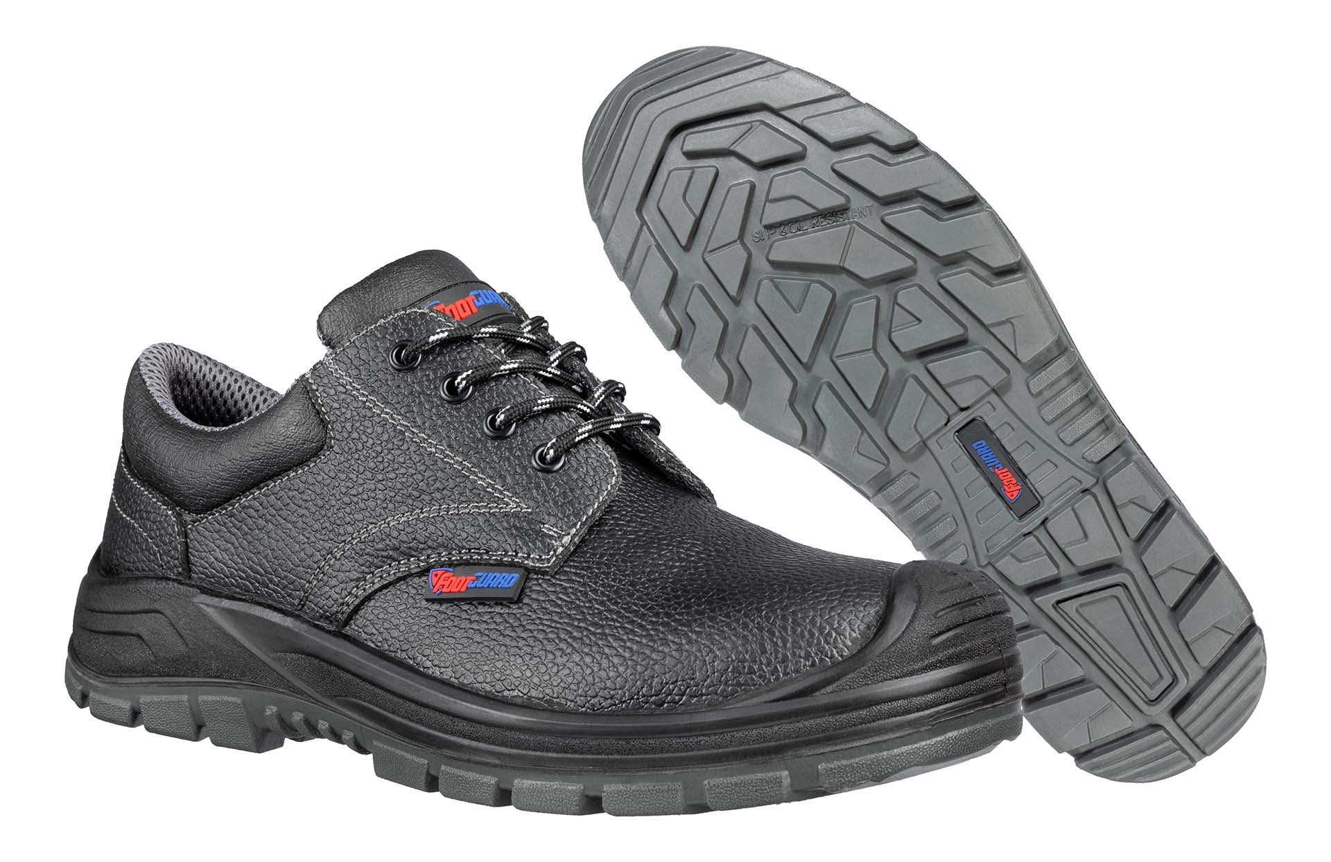 FOOTGUARD SOLID LOW Sicherheitsschuh S3 schwarz Paarbild