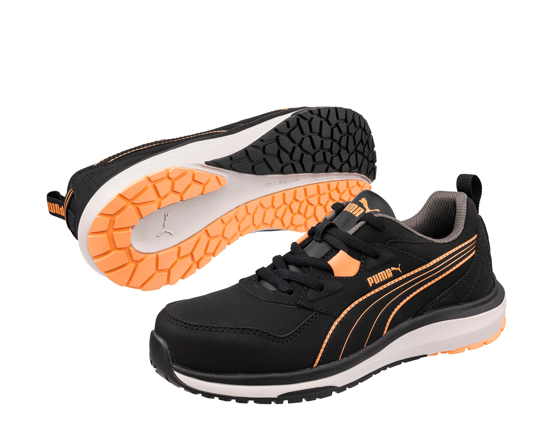 PUMA SAFETY STEPPER LOW Sicherheitsschuh S3S ESD schwarz Damen Paaransicht