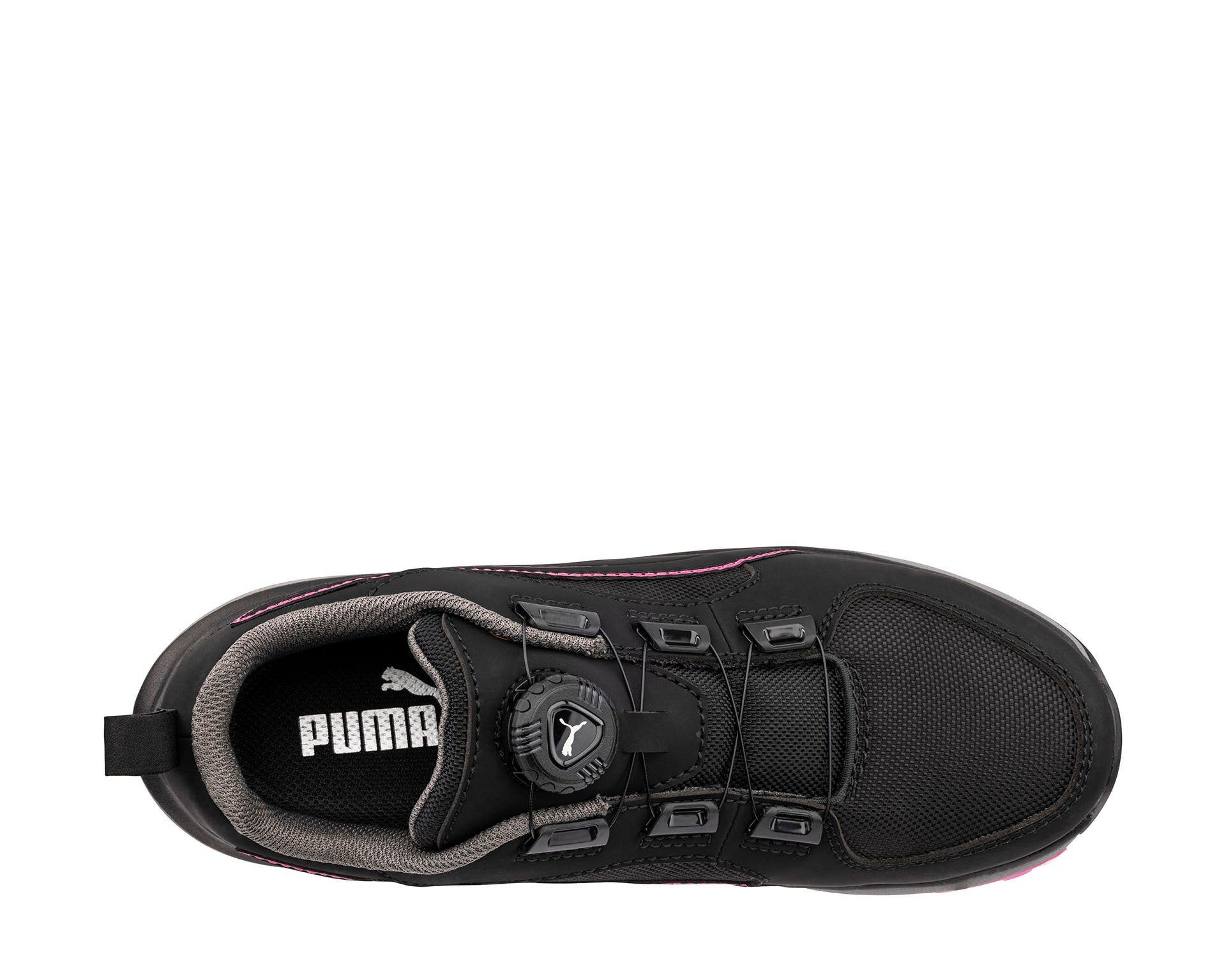 PUMA SAFETY ASPIRE DISC MID Sicherheitsschuhe S3S ESD schwarz Damen oben