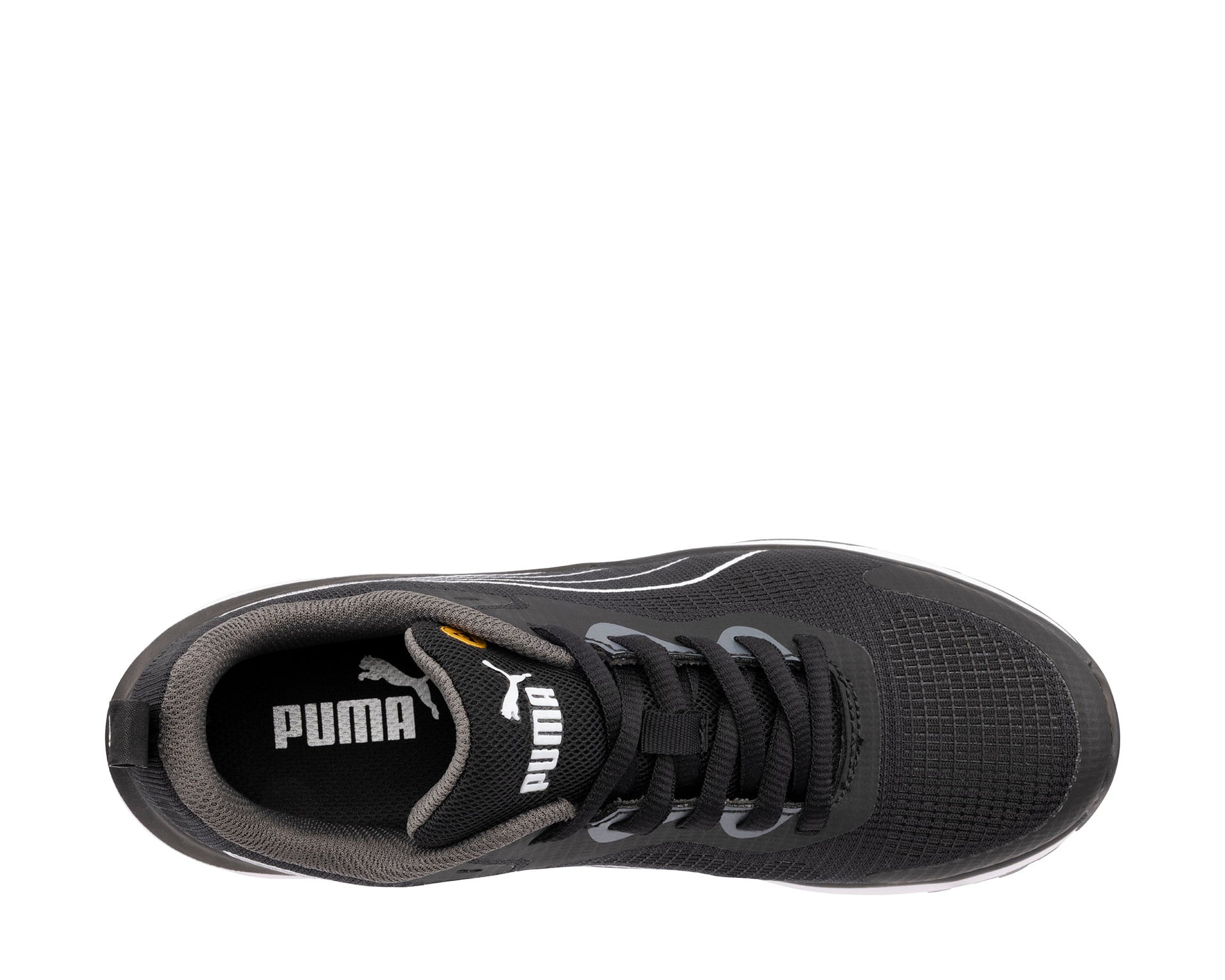 PUMA SAFETY CELERITY KNIT Sicherheitsschuh S1PS ESD schwarz Damen oben #farbe_schwarz