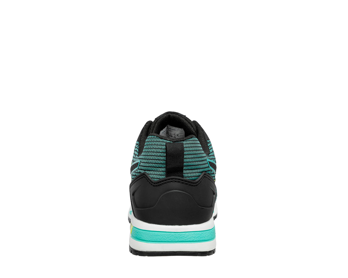 PUMA SAFETY VIVID LOW Sicherheitsschuh S1P ESD schwarz Rückansicht