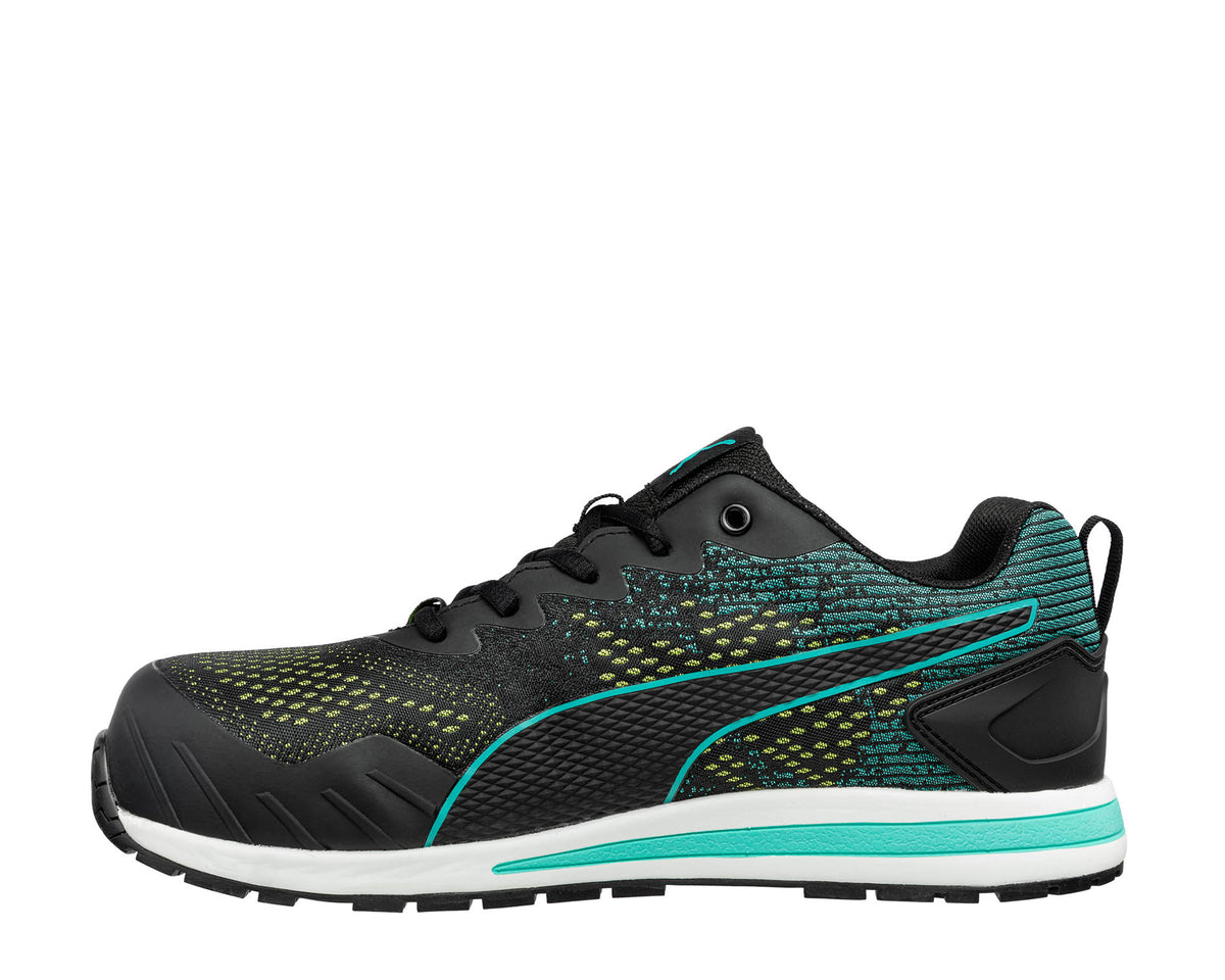 PUMA SAFETY VIVID LOW Sicherheitsschuh S1P ESD schwarz links
