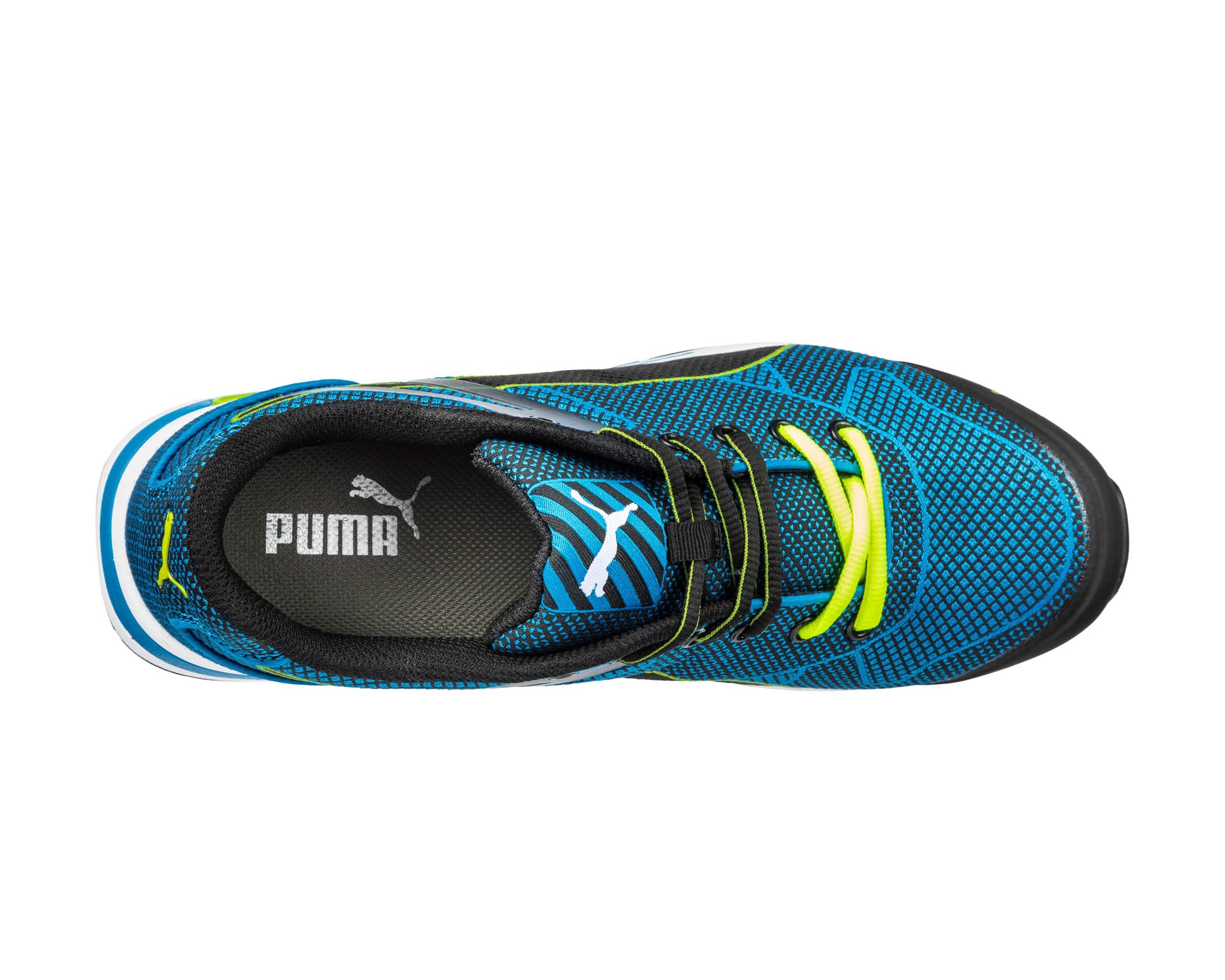 PUMA SAFETY BLAZE KNIT LOW Sicherheitsschuh S1P blau Herren oben