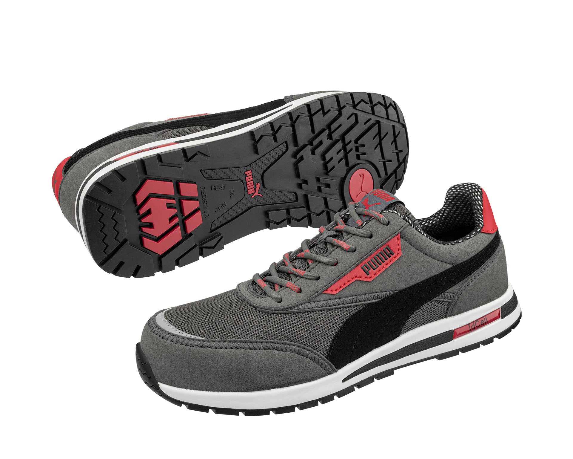 PUMA SAFETY RIDER LOW Sicherheitsschuh S1PS ESD grau Paaransicht