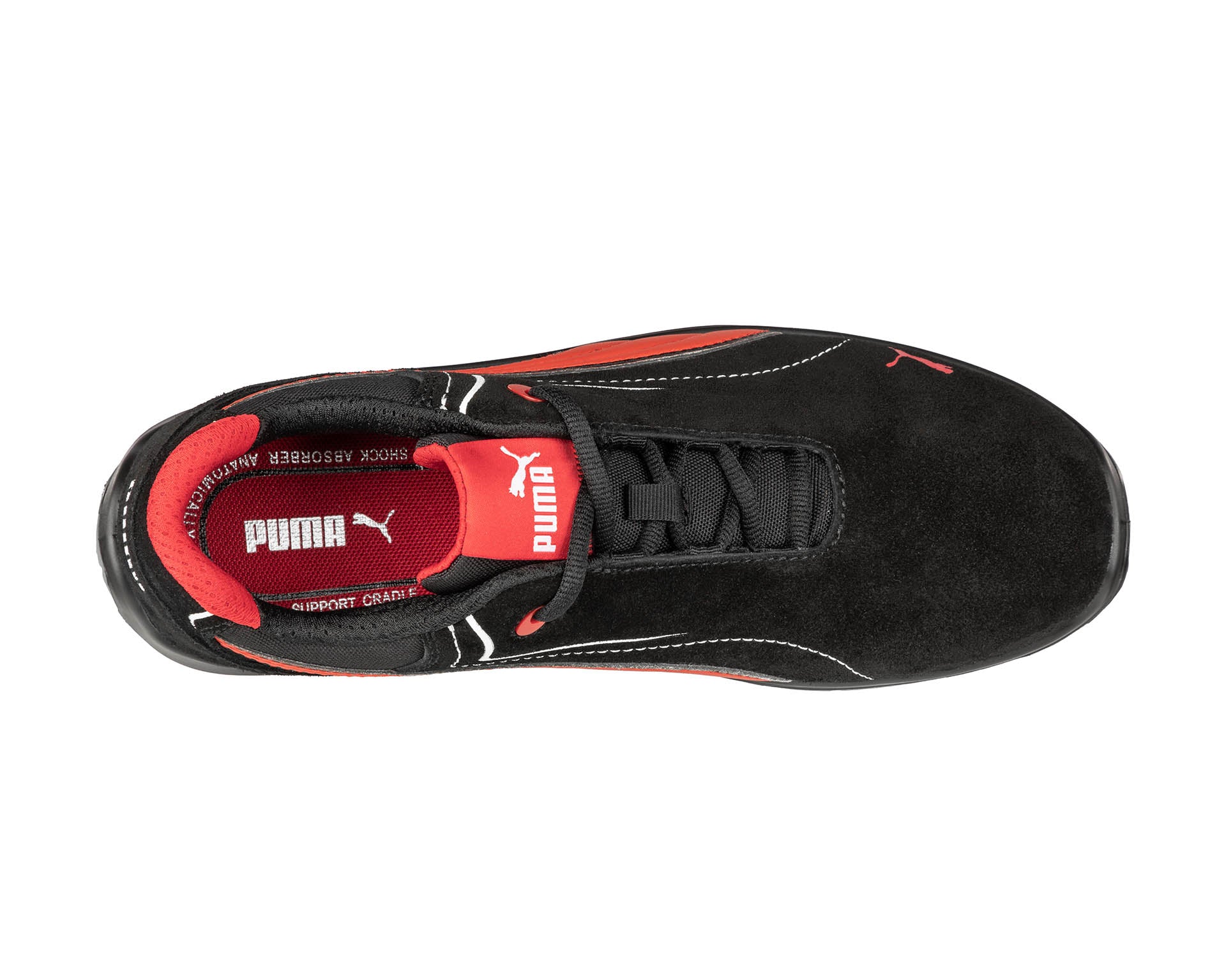 PUMA SAFETY TOURING LOW Sicherheitsschuh S3 ESD schwarz oben