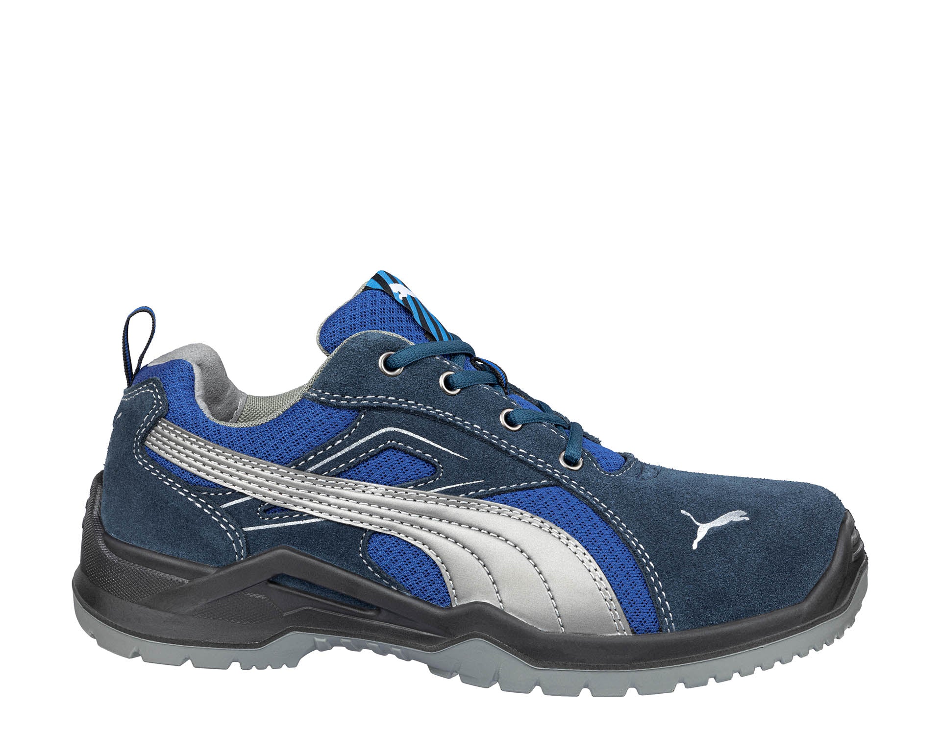 PUMA SAFETY OMNI LOW Sicherheitsschuh S1P blau Herren rechts #farbe_blau