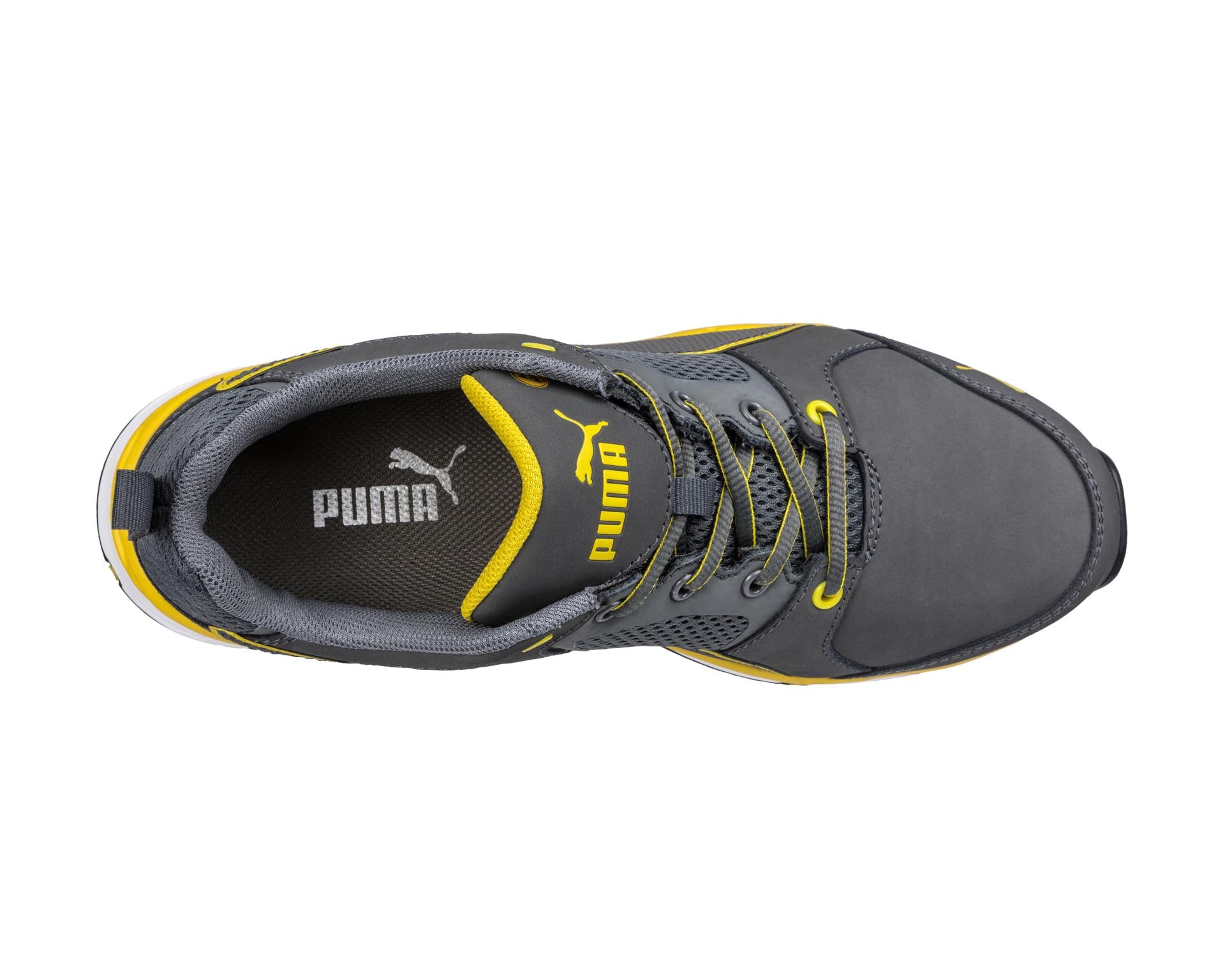 PUMA SAFETY PACE 2.0 LOW Sicherheitsschuh S1P ESD gelb oben