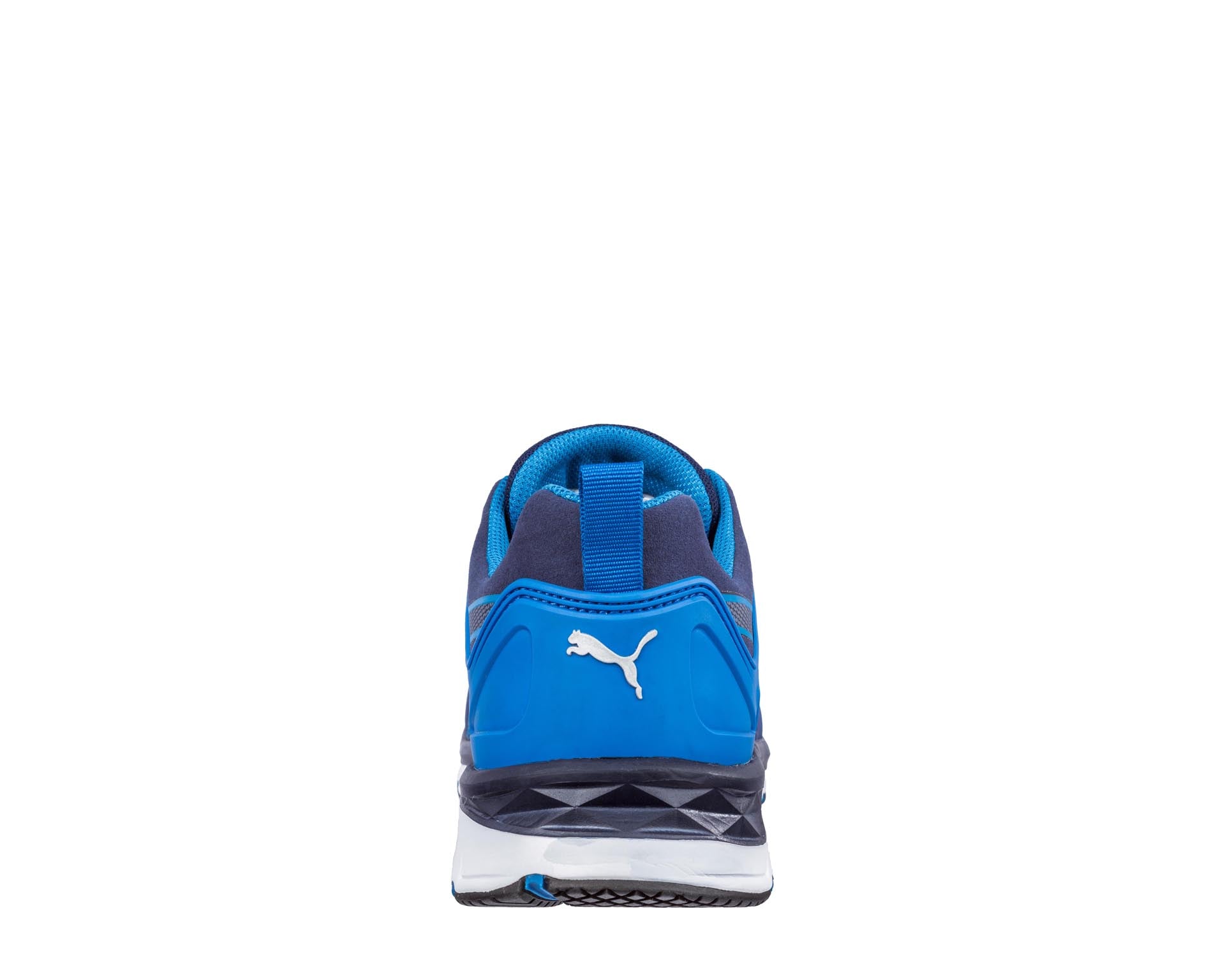 PUMA SAFETY VELOCITY 2.0 LOW Sicherheitsschuh S1PS ESD blau Rückansicht