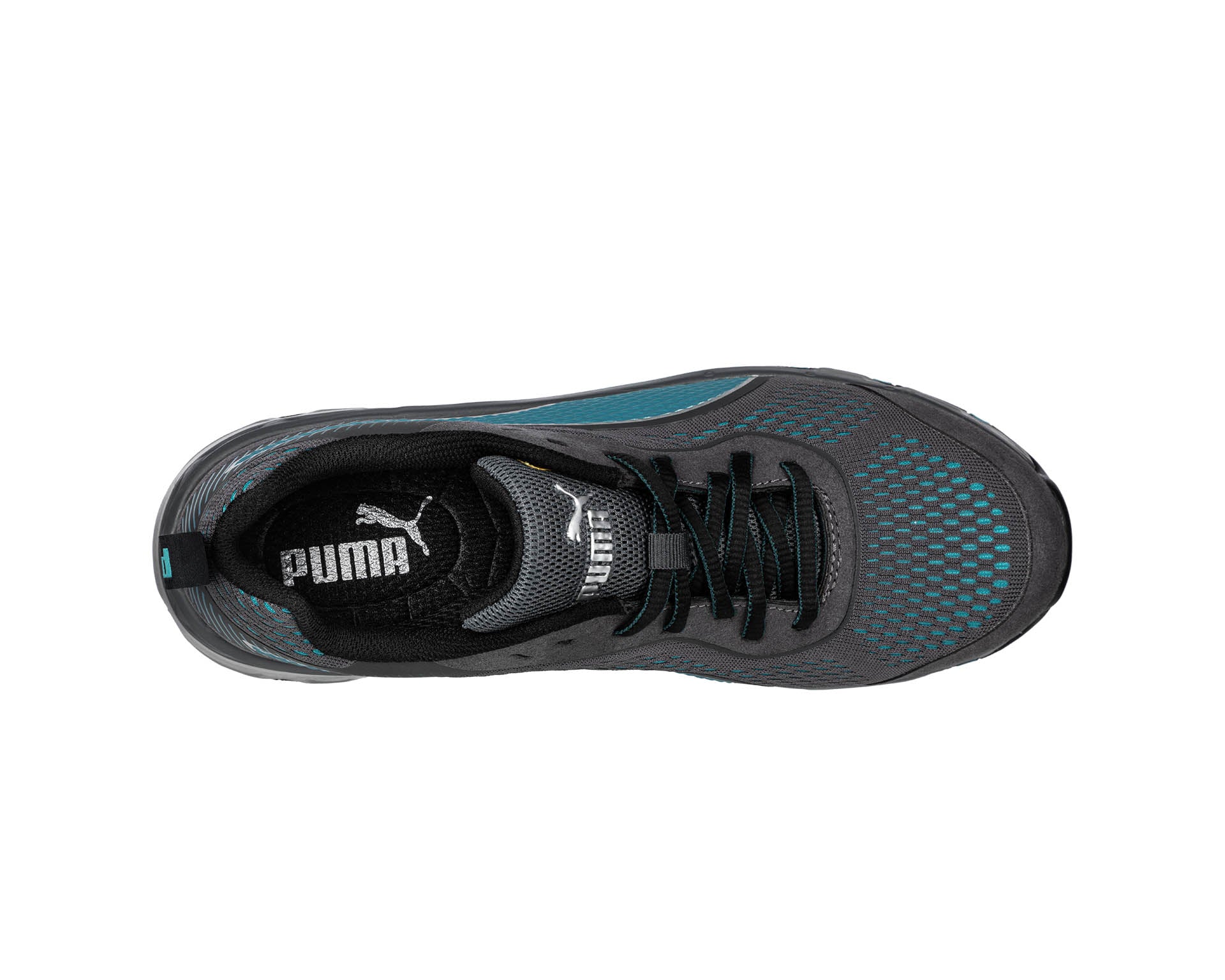PUMA SAFETY FUSE KNIT WNS LOW Sicherheitsschuh S1P ESD grau Damen oben #farbe_grau