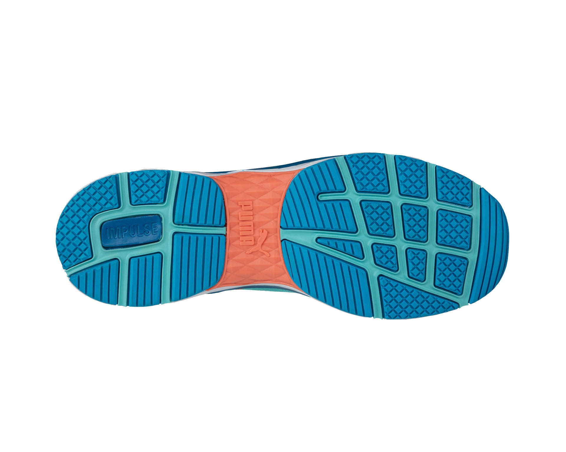 PUMA SAFETY BEAT WNS LOW Sicherheitsschuh S1 ESD blau Damen Sohle