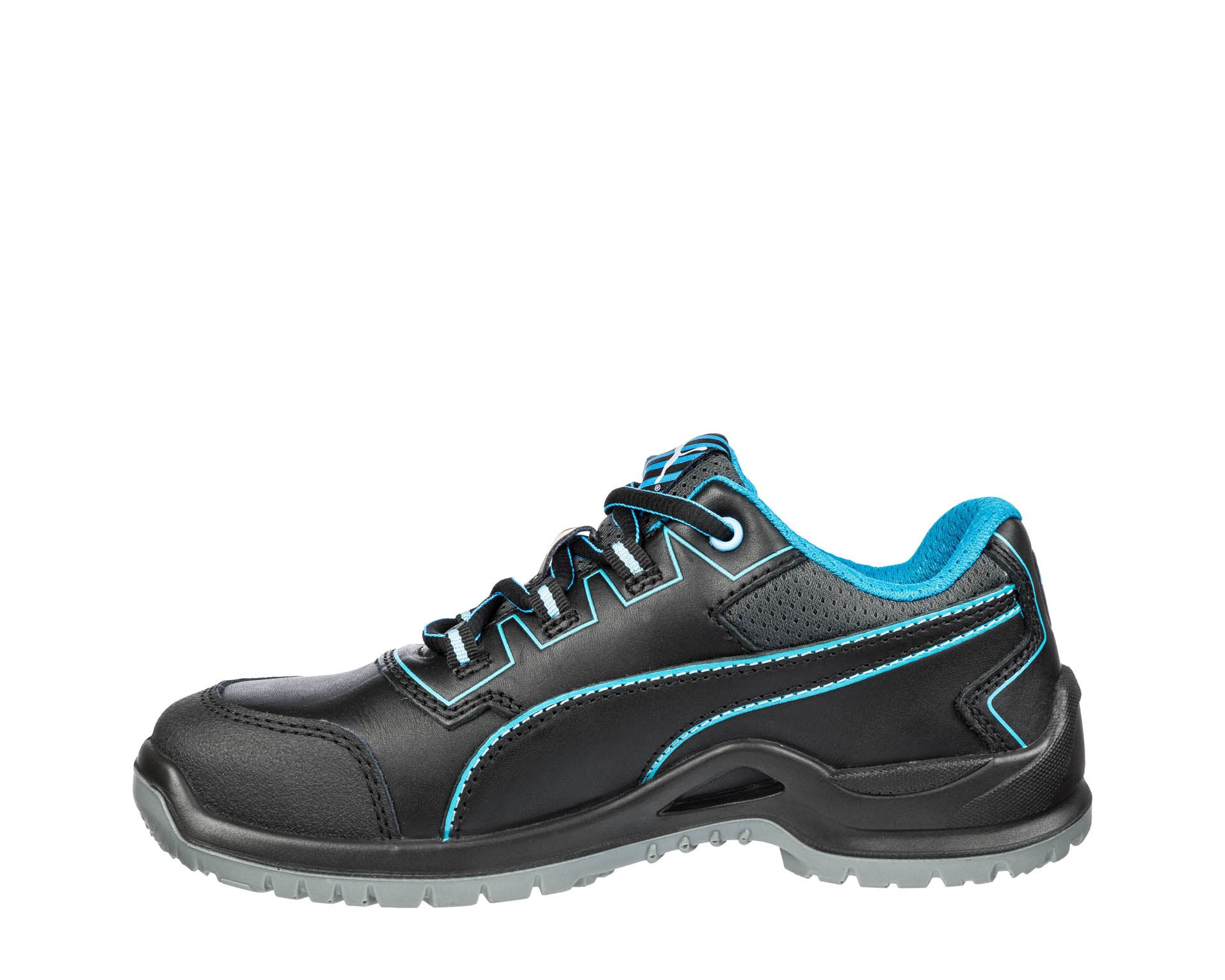 PUMA SAFETY NIOBE WNS LOW Sicherheitsschuh S3 ESD SRC schwarz Damen links