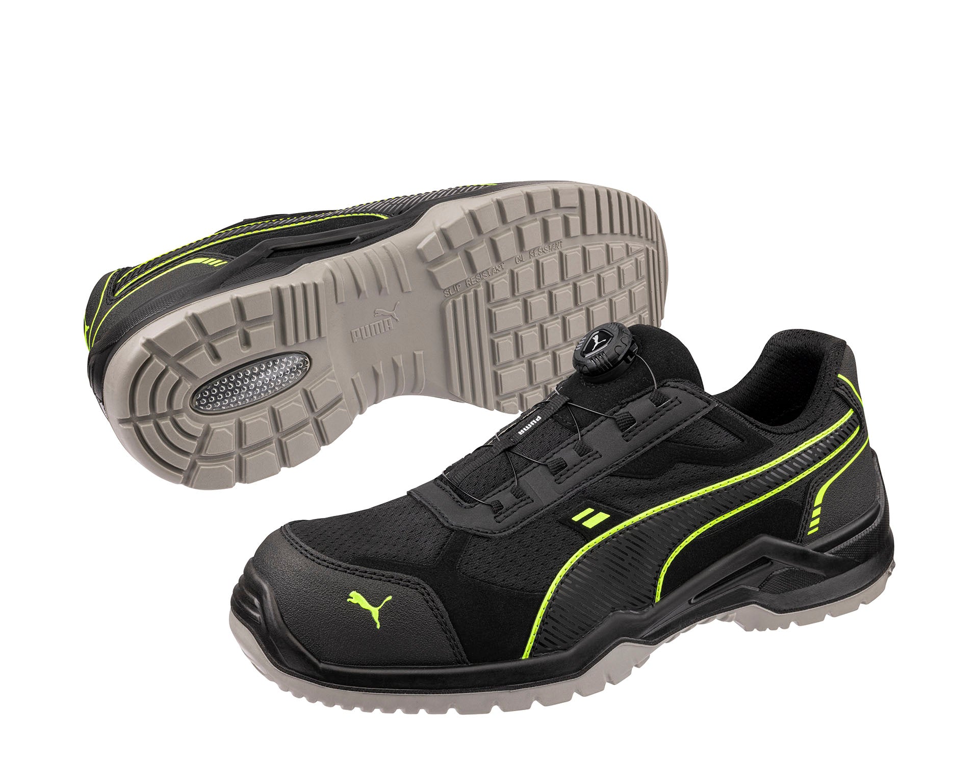 PUMA SAFETY FUSE TC DISC LOW Sicherheitsschuh S1PS ESD schwarz Herren Paaransicht