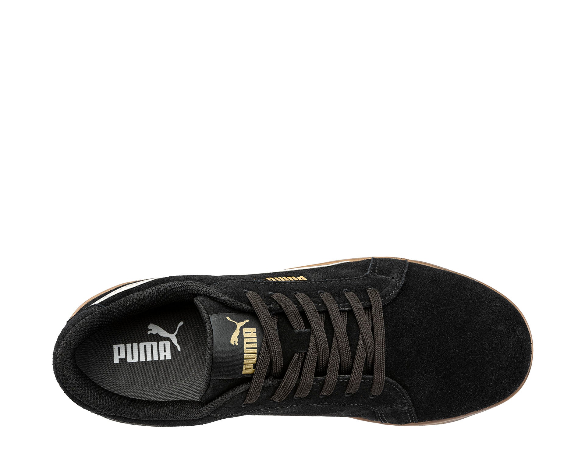 PUMA SAFETY ICONIC LOW Sicherheitsschuh S1PL ESD schwarz oben #farbe_schwarz