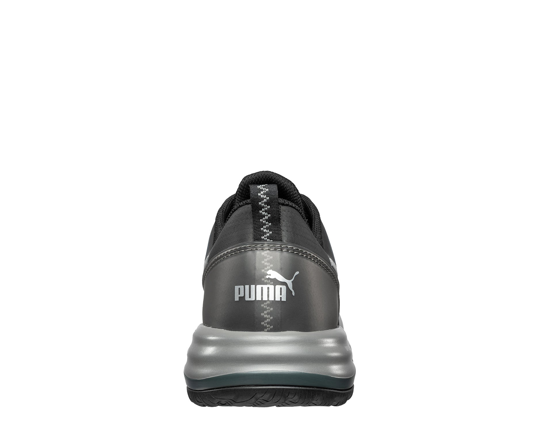 PUMA SAFETY CHARGE LOW Sicherheitsschuh S1P ESD schwarz Rückansicht #farbe_schwarz
