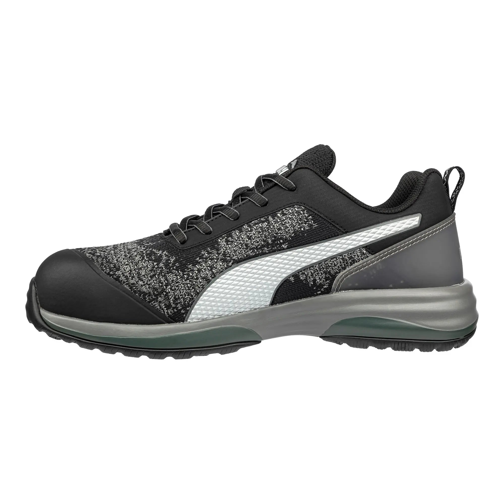 PUMA SAFETY CHARGE LOW Sicherheitsschuh S1P ESD schwarz links #farbe_schwarz