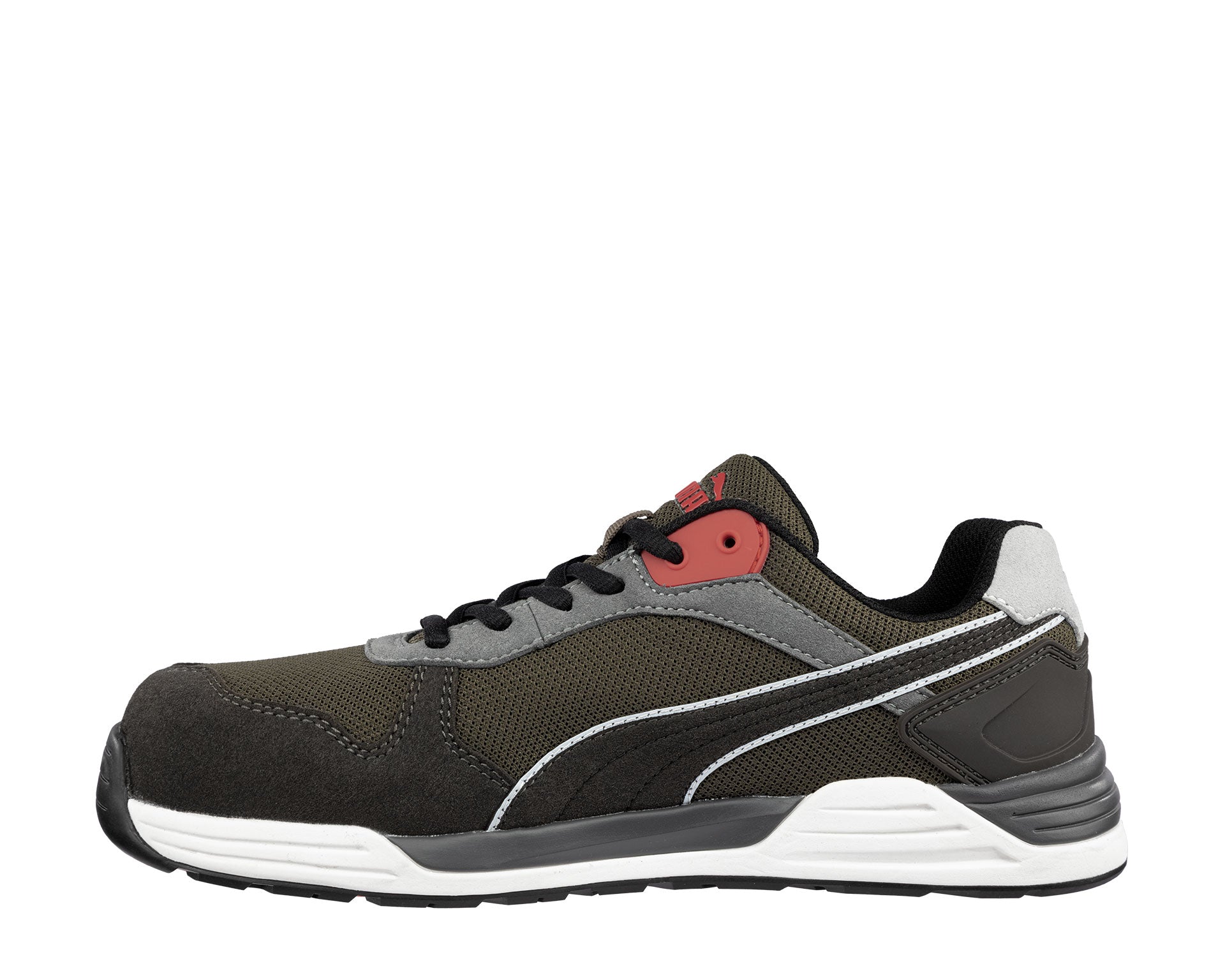 PUMA SAFETY FRONTSIDE LOW Sicherheitsschuh S1P ESD braun Herren links #farbe_braun