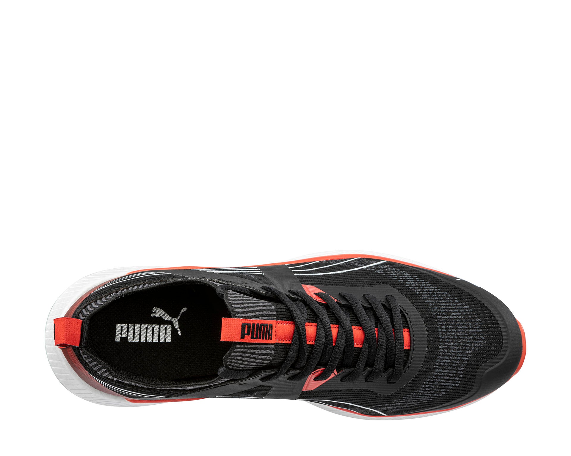 PUMA SAFETY TURBO LOW Sicherheitsschuh S1PS ESD schwarz Herren oben