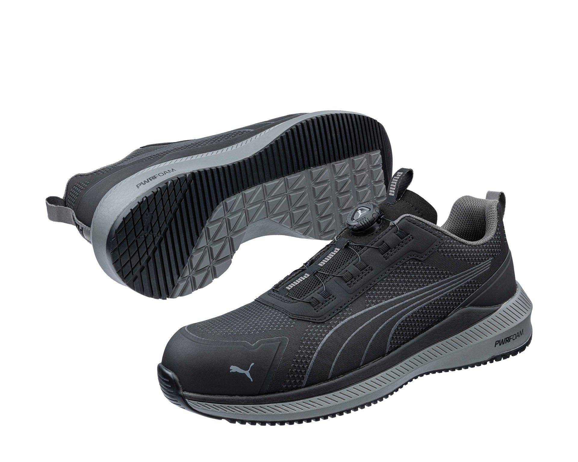 PUMA SAFETY SLIDE DISC LOW Sicherheitsschuh S1PS ESD schwarz Herren Paaransicht