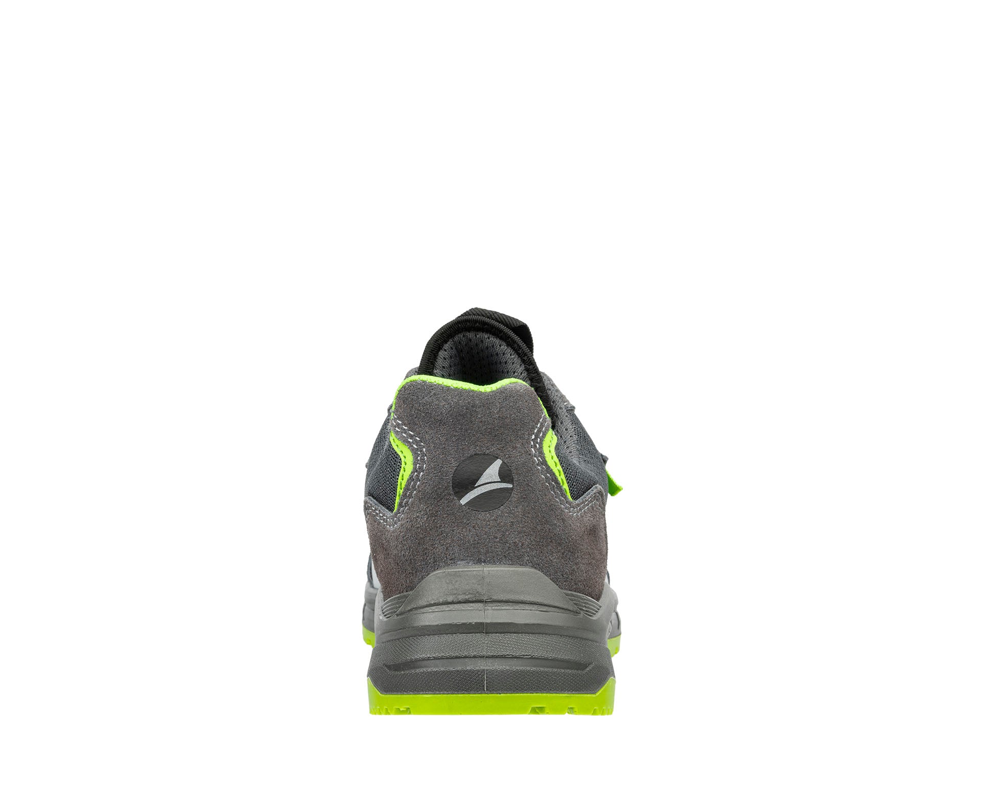 FOOTGUARD AXIS LOW Sicherheitsschuh S1P grün Rückansicht #farbe_grün