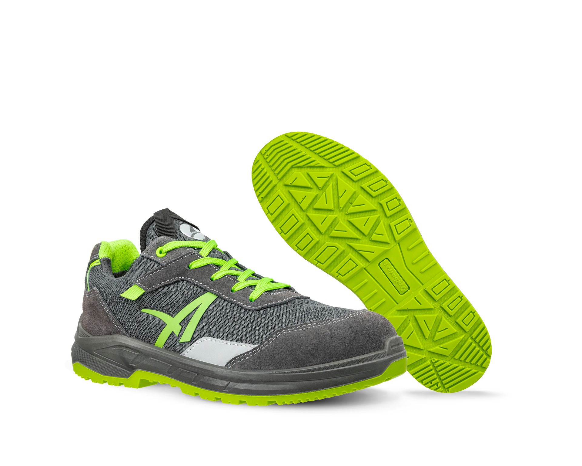 FOOTGUARD AXIS LOW Sicherheitsschuh S1P grün Paaransicht #farbe_grün
