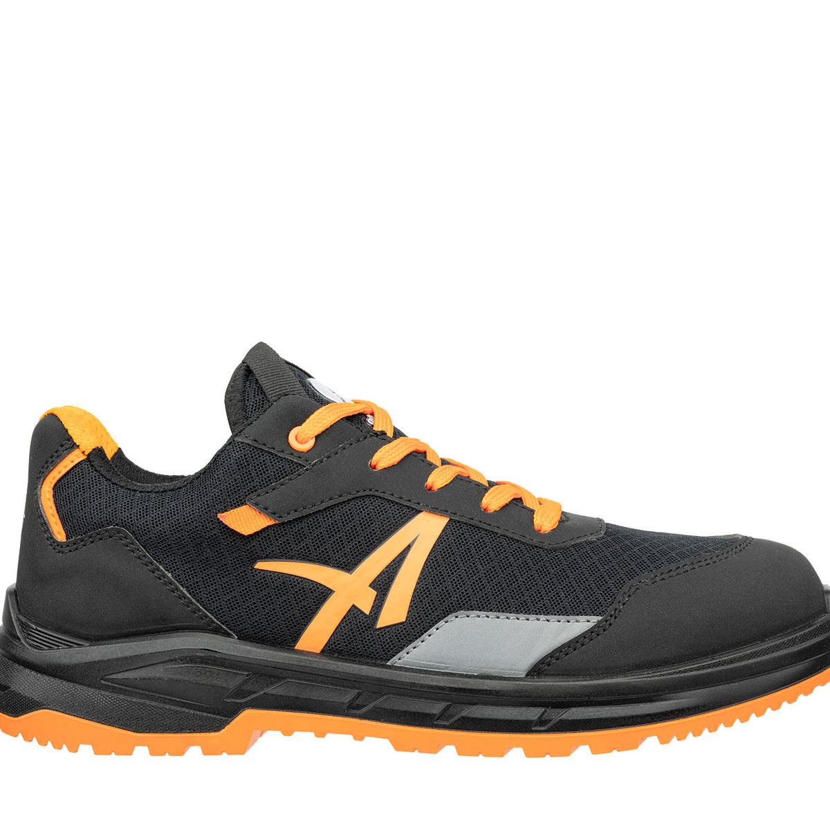 Albatros Sicherheitsschuhe Workout Low S1P ESD HRO SRC – Gr.40, Grau/orange, Metallfrei, 646240