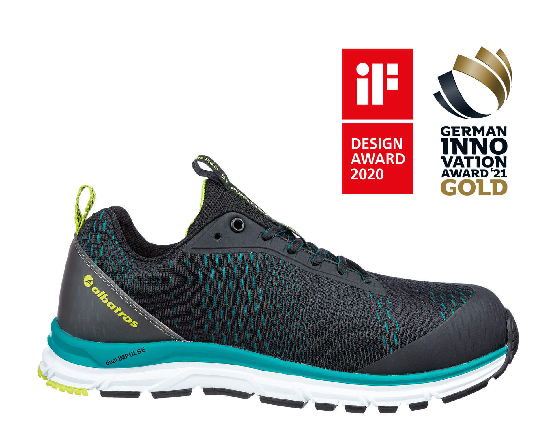 ALBATROS AER55 IMPULSE LOW Sicherheitsschuh S1P ESD schwarz rechts #farbe_schwarz