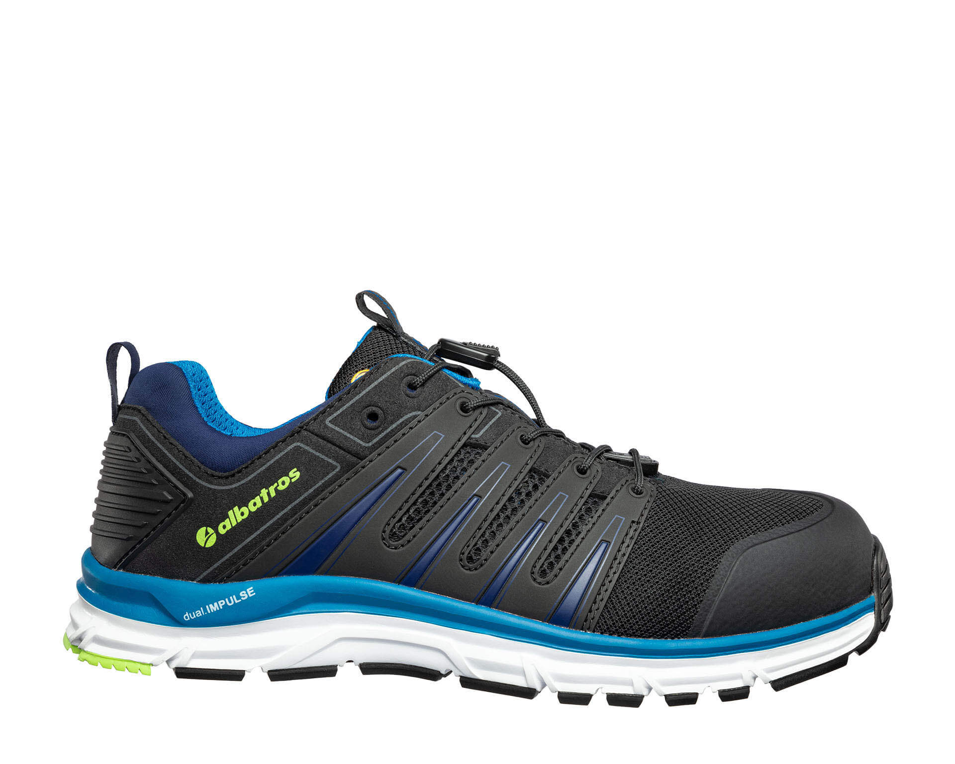 ALBATROS BREEZE IMPULSE LOW Sicherheitsschuh S1P ESD schwarz rechts