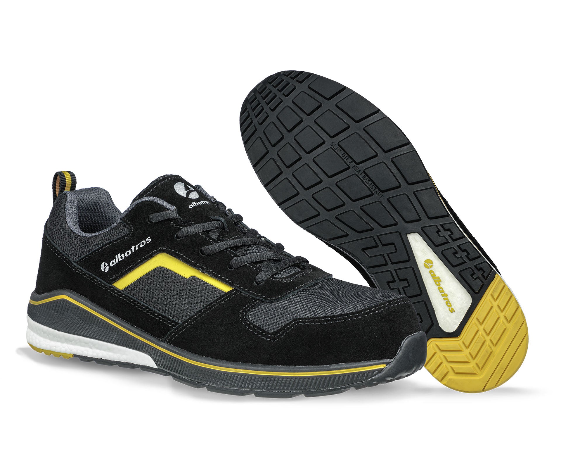 ALBATROS COURT LOW Sicherheitsschuh S3 ESD schwarz Herren Paaransicht