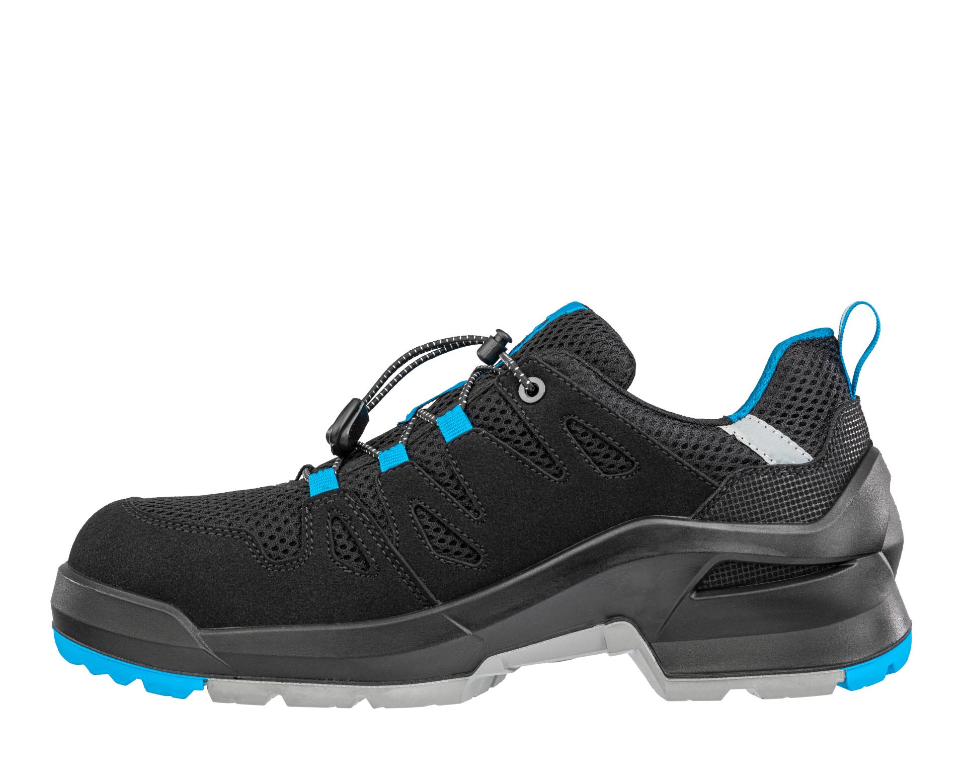 ALBATROS FASTPACK LOW EXTRA BREIT Sicherheitsschuh S1PL ESD schwarz links