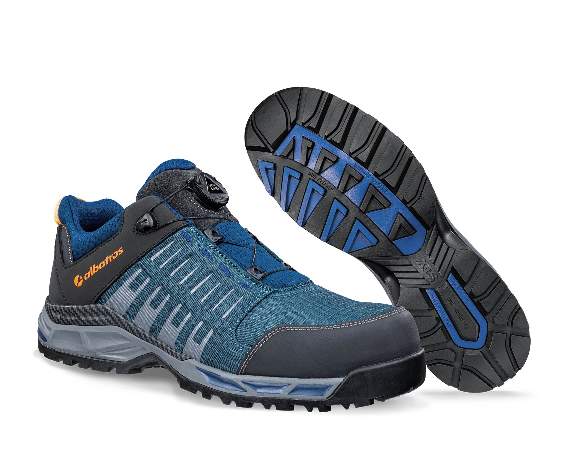 ALBATROS ANTELAO QL LOW Sicherheitsschuh S3S ESD blau Herren Paaransicht