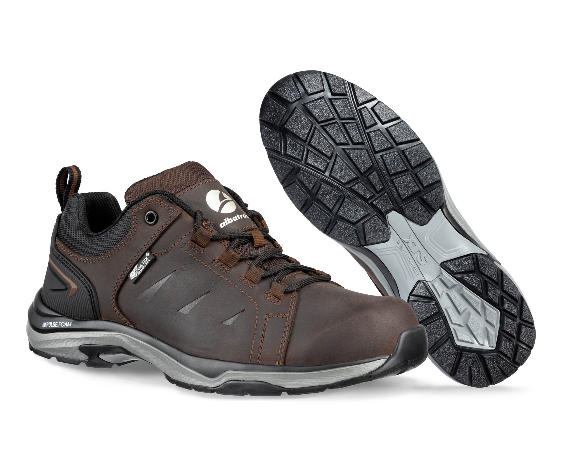 ALBATROS BRIONE CTX LOW Berufsschuh braun Herren Paaransicht