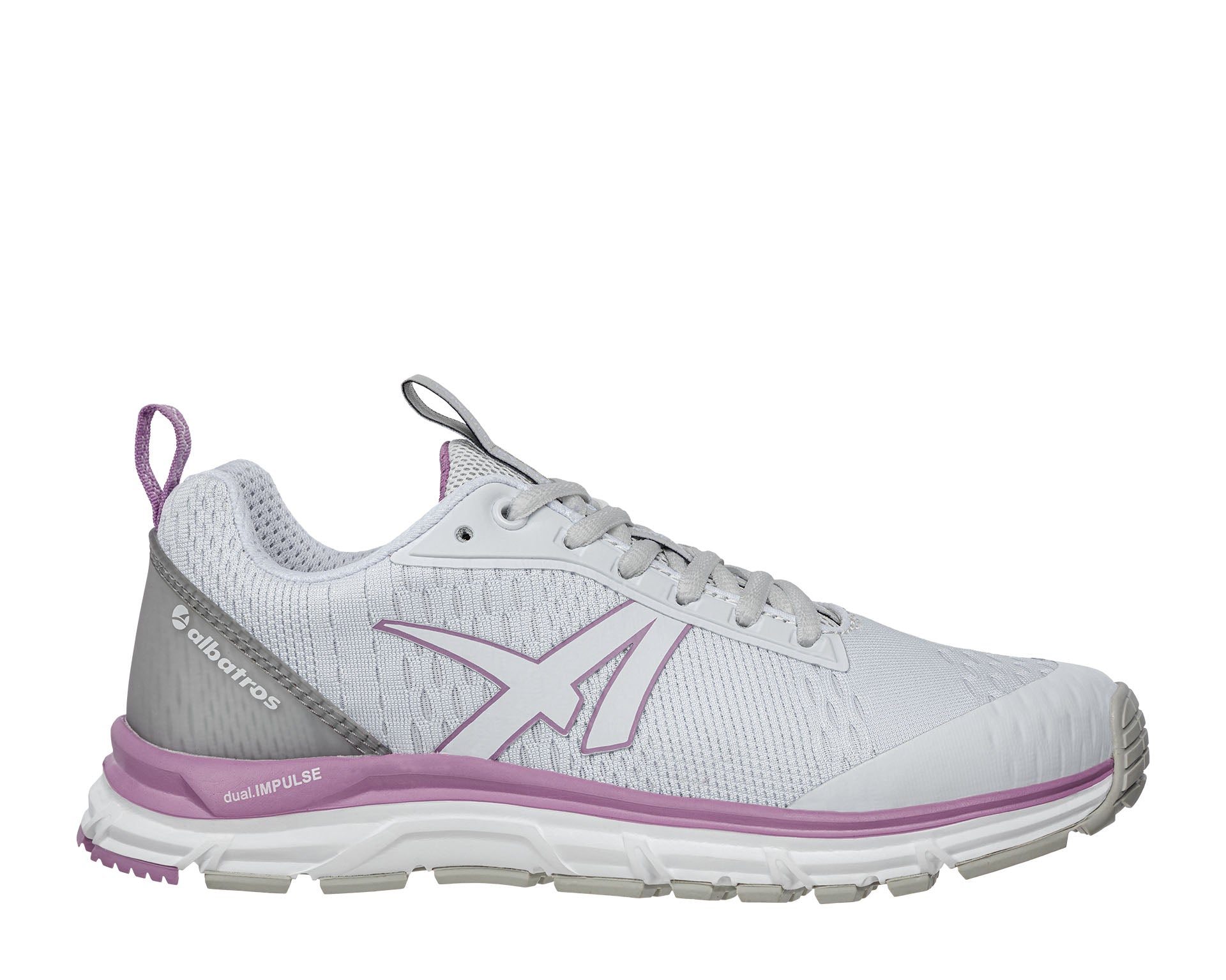 ALBATROS AER55 ST LOW Berufsschuh O1 ESD weiß Damen rechts