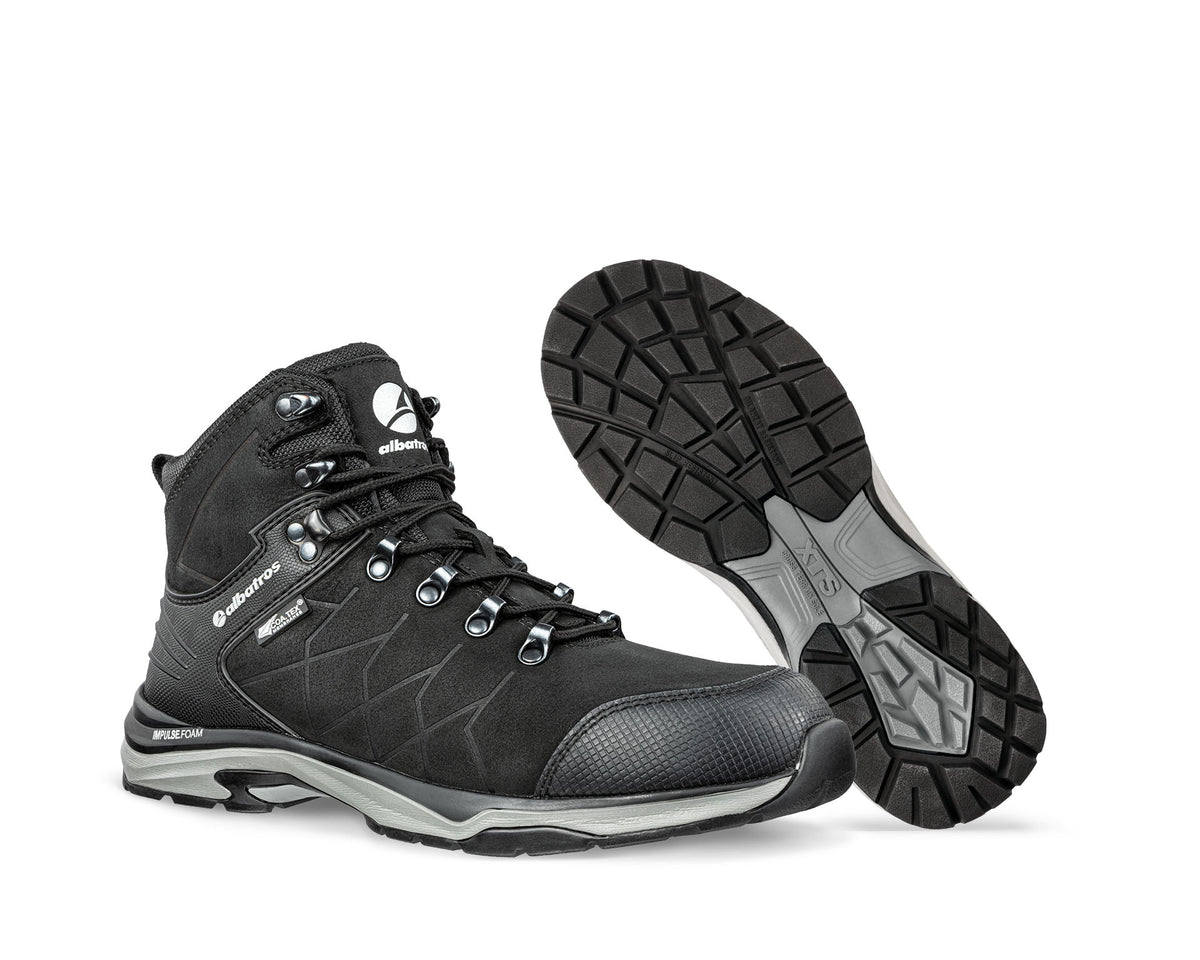 ALBATROS ISCHGL CTX MID Berufsschuh O2 schwarz Paaransicht #farbe_schwarz