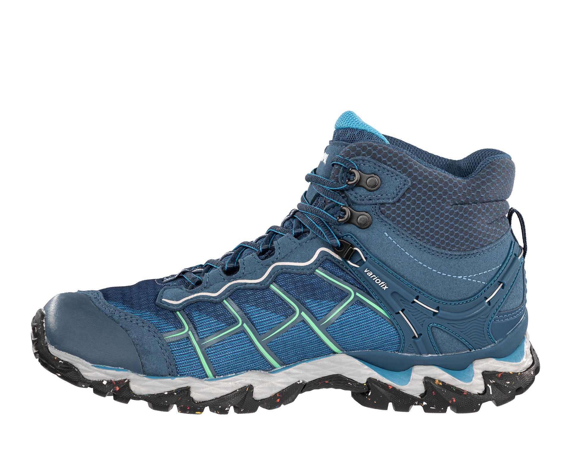 MEINDL HOUSTON LADY MID GTX Trekkingschuh blau Damen links