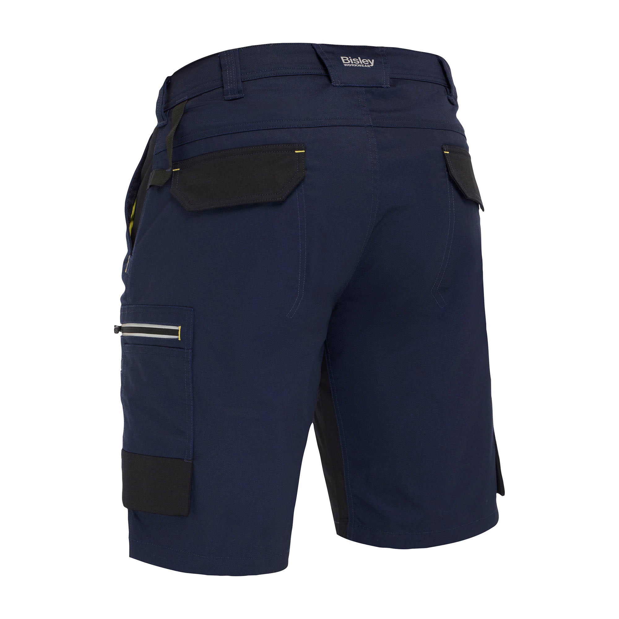 BISLEY OLIVER TWO-TONE SHORTS Cargo-Shorts blau Rückansicht #farbe_blau