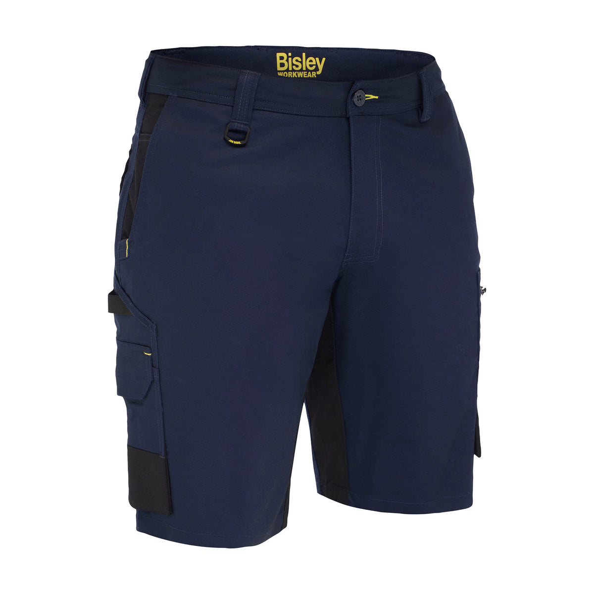 BISLEY OLIVER TWO-TONE SHORTS Cargo-Shorts blau Vorderansicht #farbe_blau