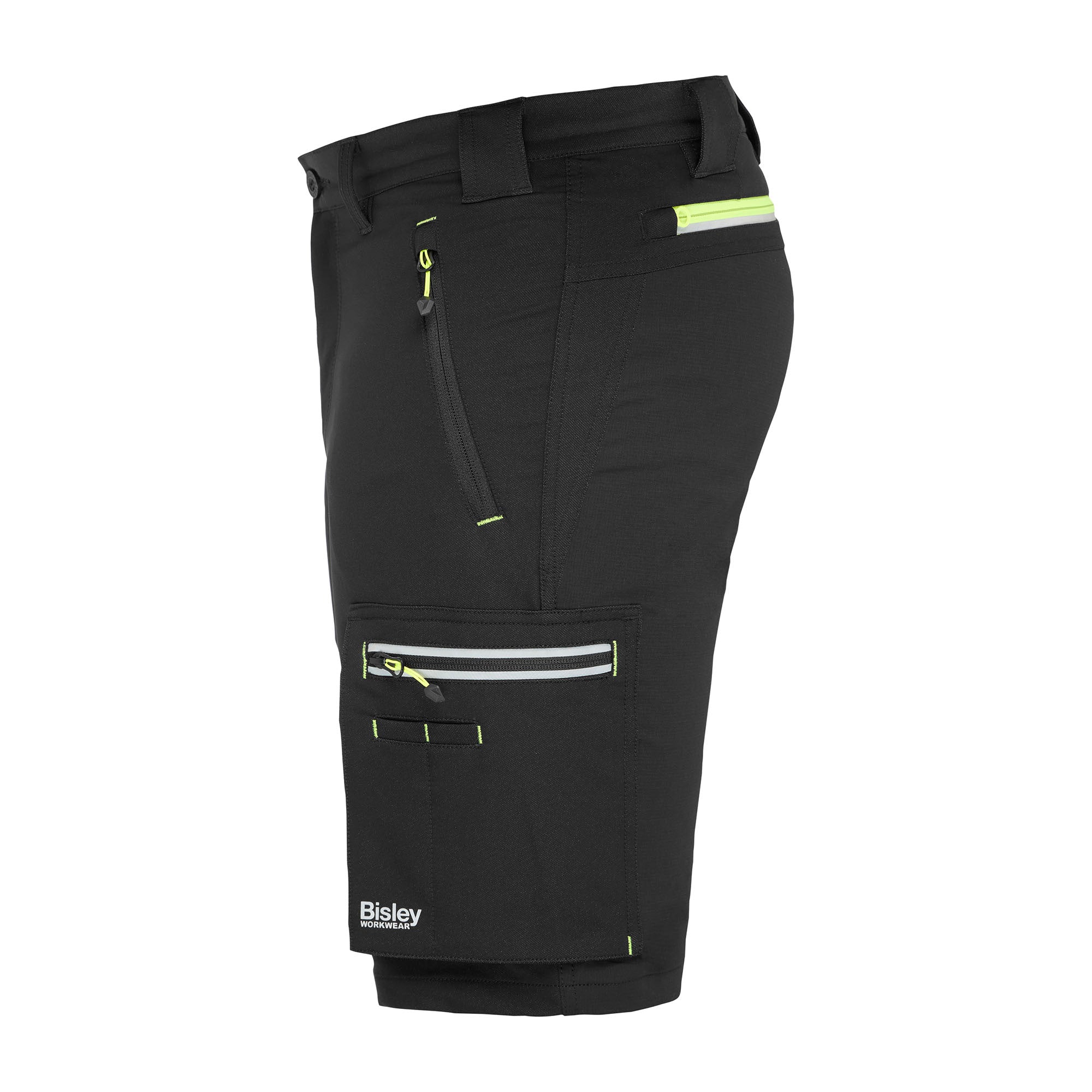 BISLEY RIORDAN SHORTS 4-Wege Stretch-Shorts schwarz Seitenansicht links