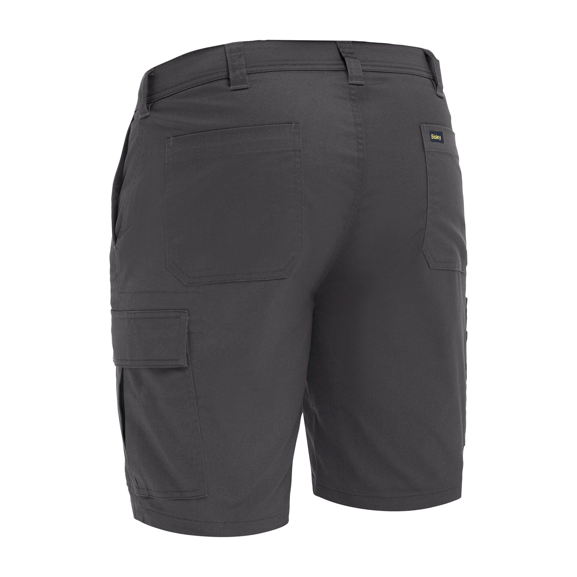 BISLEY DEKKSON SHORTS Mechanical Stretch-Shorts grau Rückansicht #farbe_grau