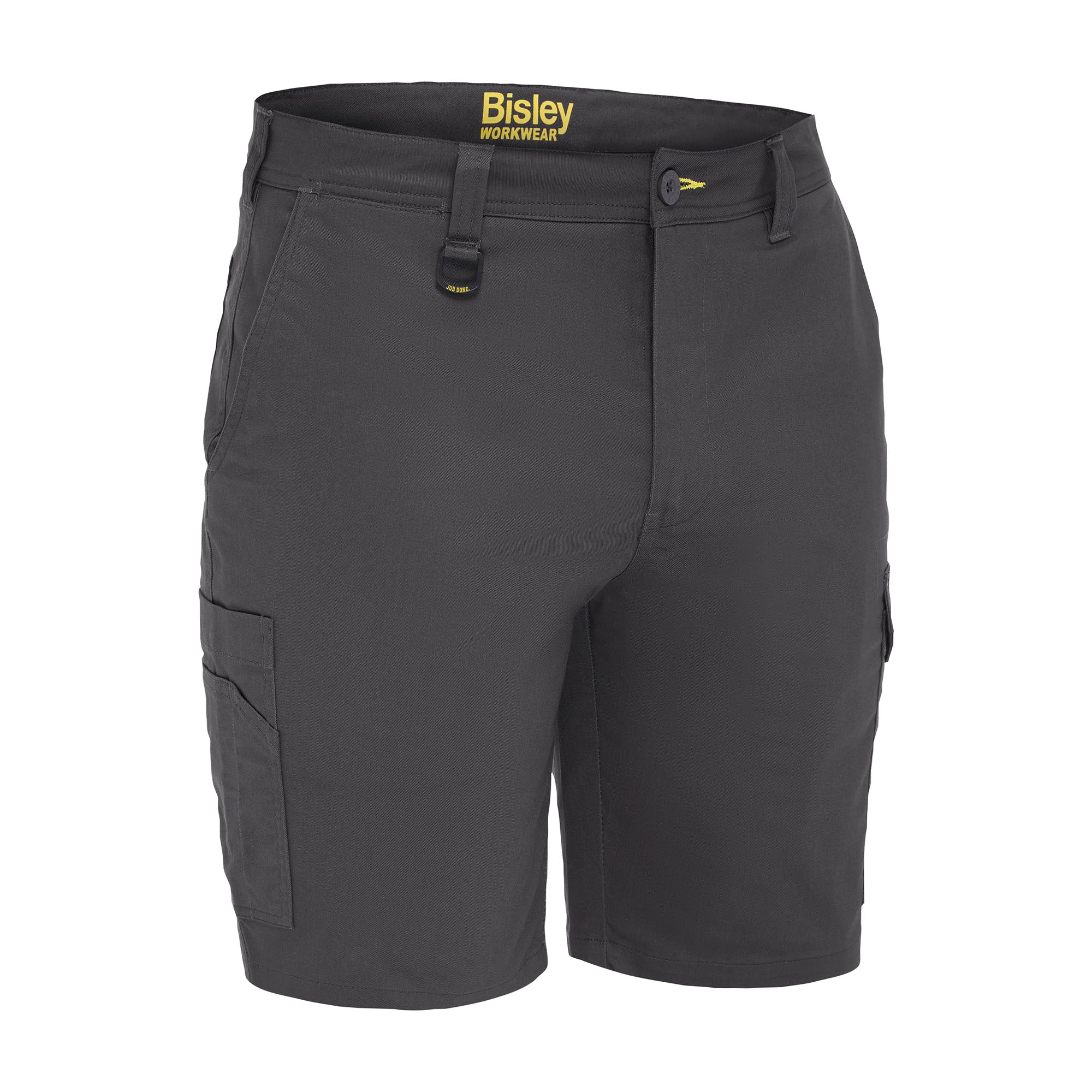BISLEY DEKKSON SHORTS Mechanical Stretch-Shorts grau Vorderansicht #farbe_grau