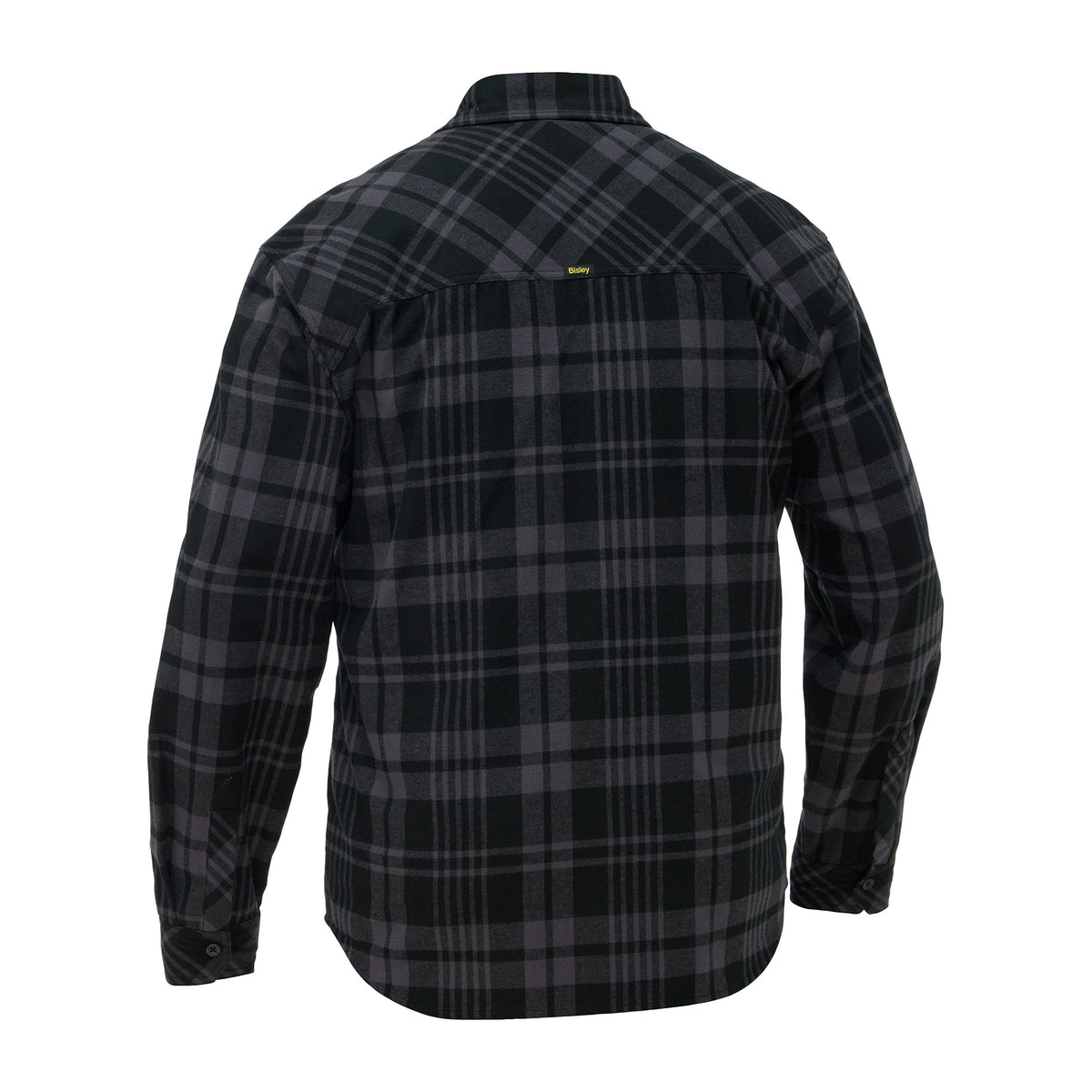 BISLEY FORDAN Arbeitshemd grau Herren Rückansicht #farbe_grau