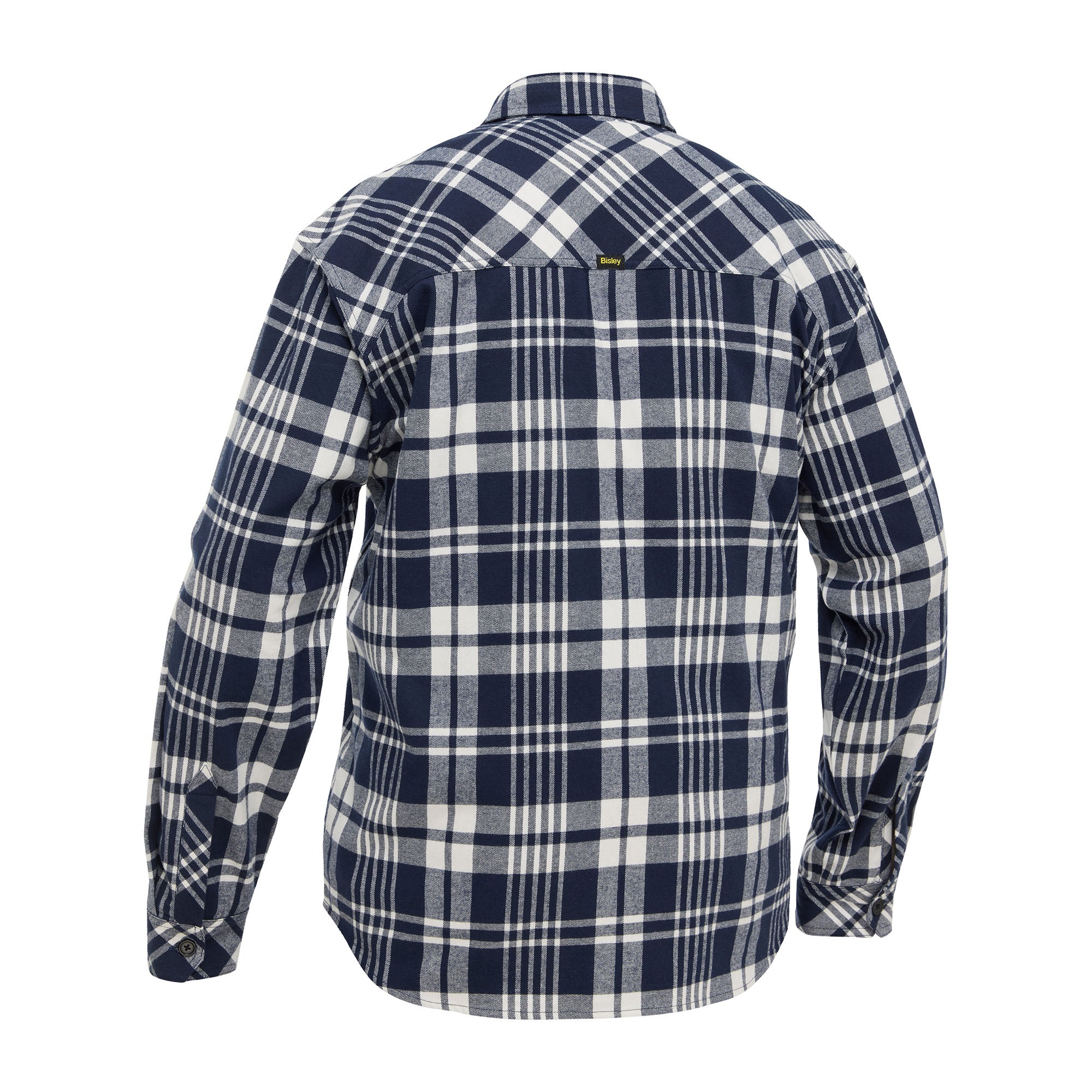 BISLEY FORDAN Arbeitshemd blau Herren Rückansicht #farbe_blau