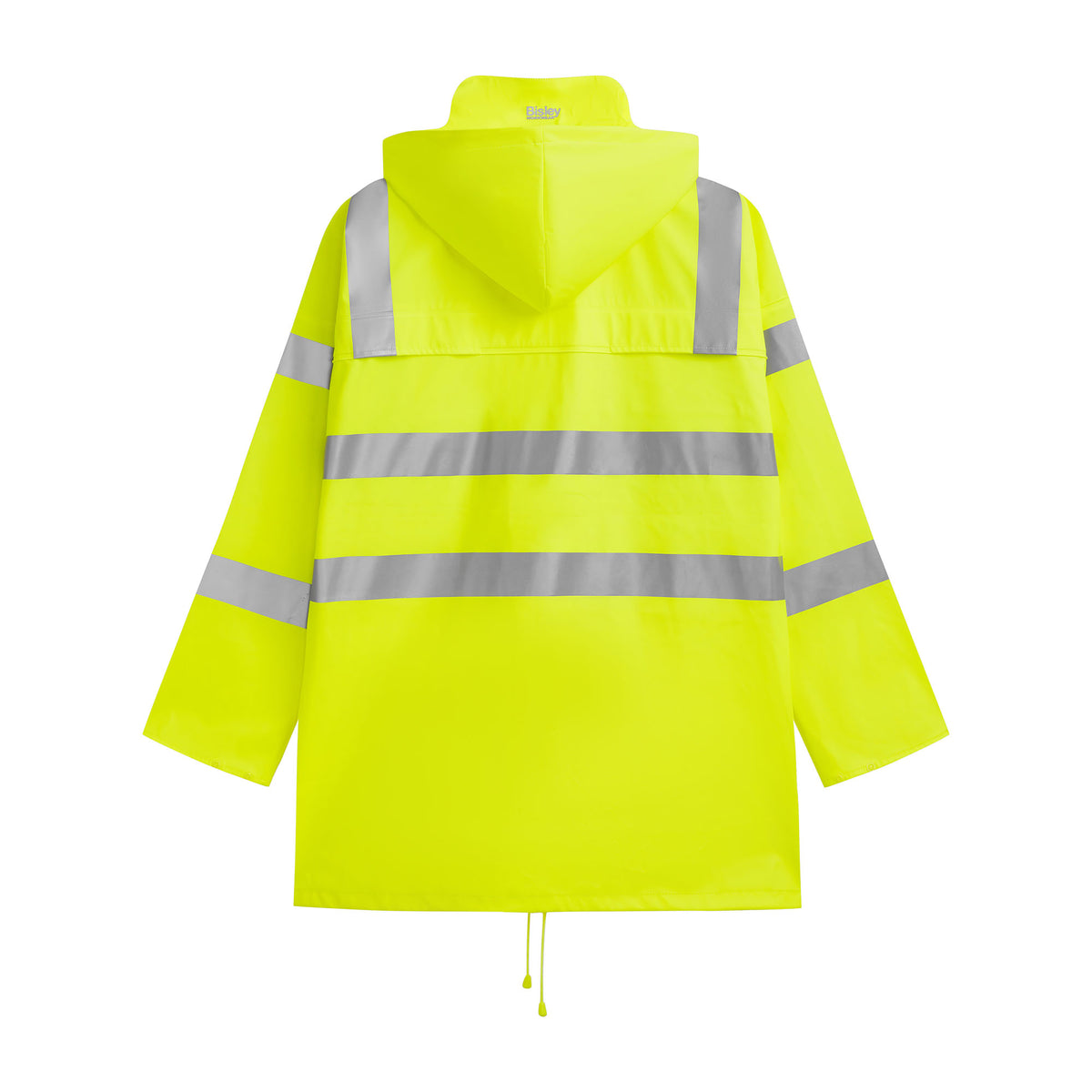 BISLEY FAHRENHEIT HI VIS Arbeitsregenjacke gelb Rückansicht #farbe_gelb