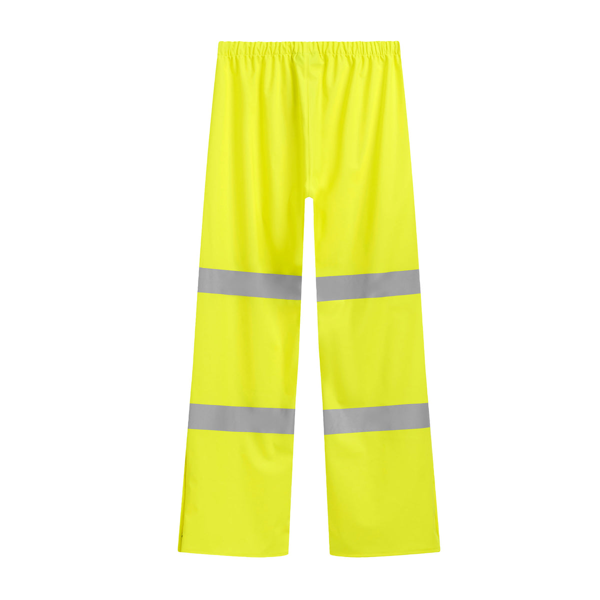 BISLEY FAHRENHEIT HI VIS Regenhose gelb Herren Rückansicht #farbe_gelb
